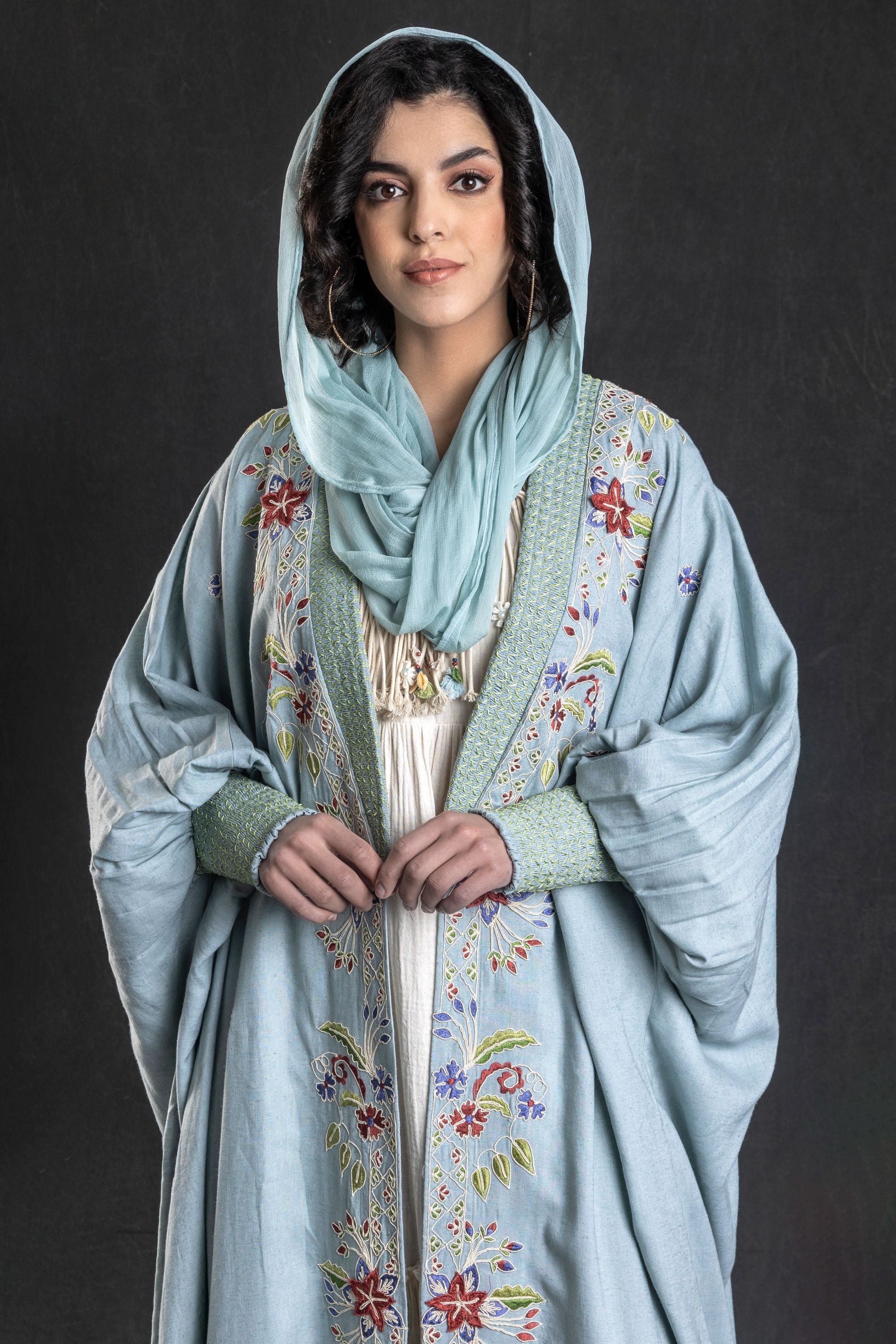 Bibi Abaya with Embroidery