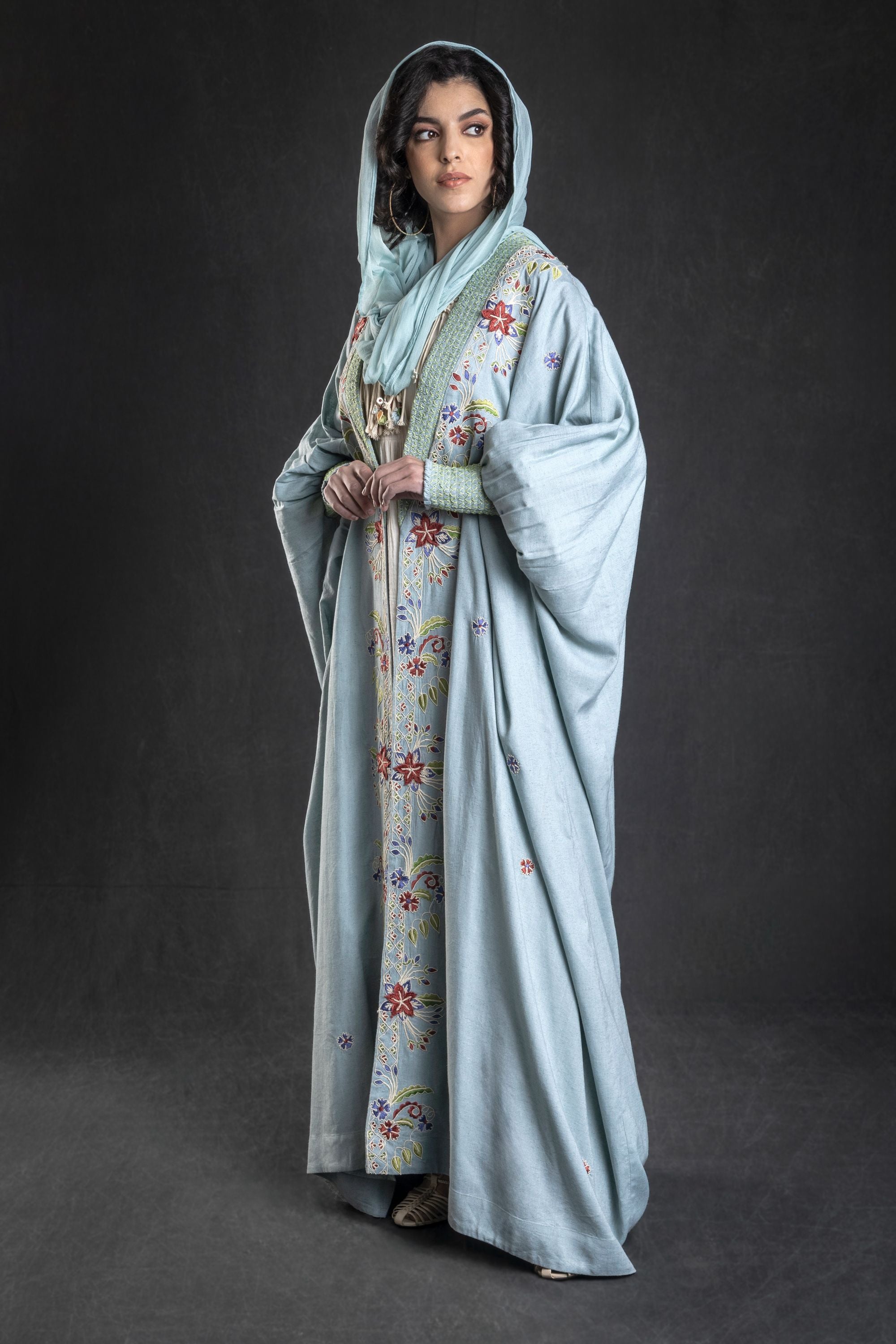 Bibi Abaya with Embroidery