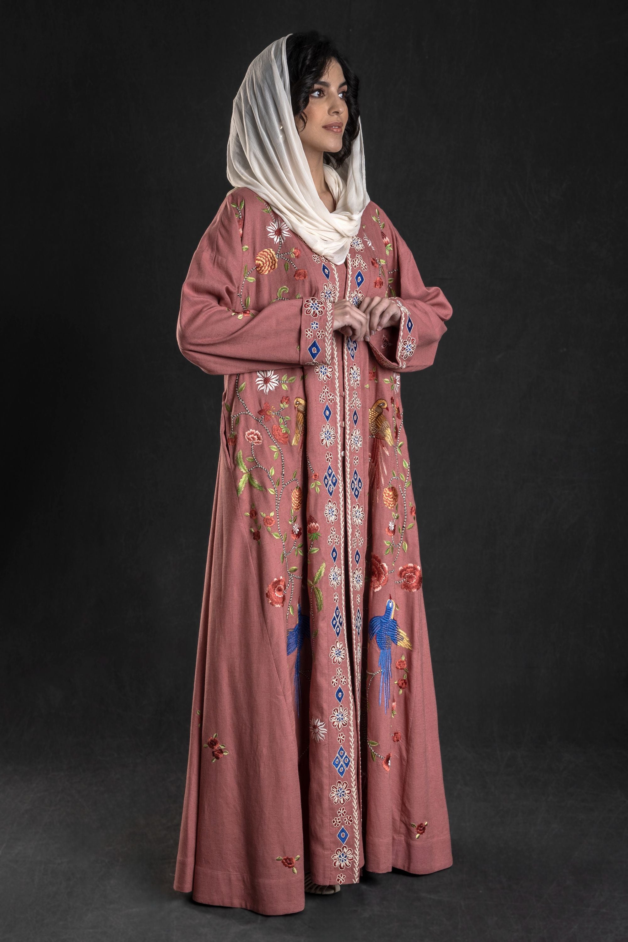 Farzana Abaya with Embroidery