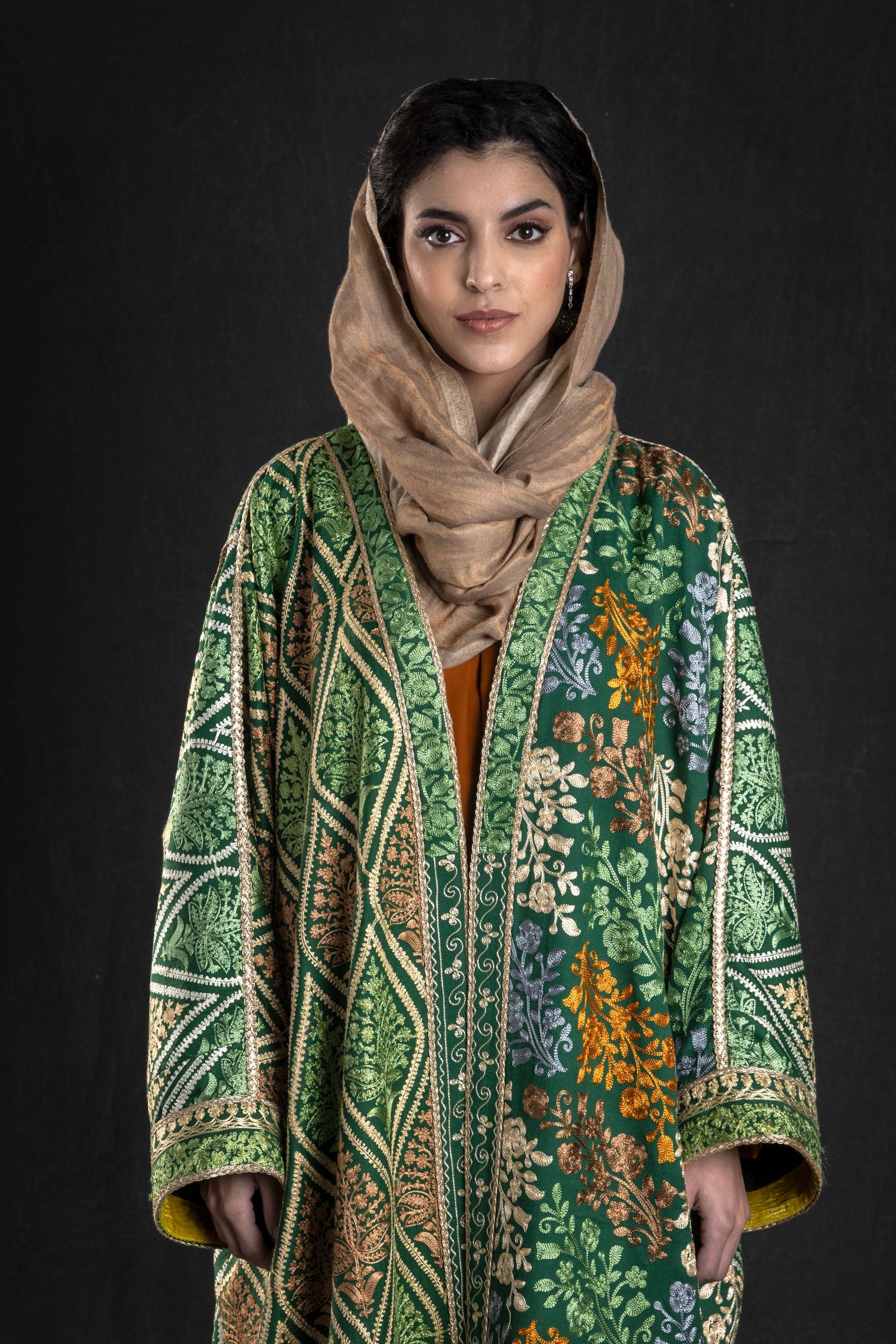 Halima Abaya with Embroidery