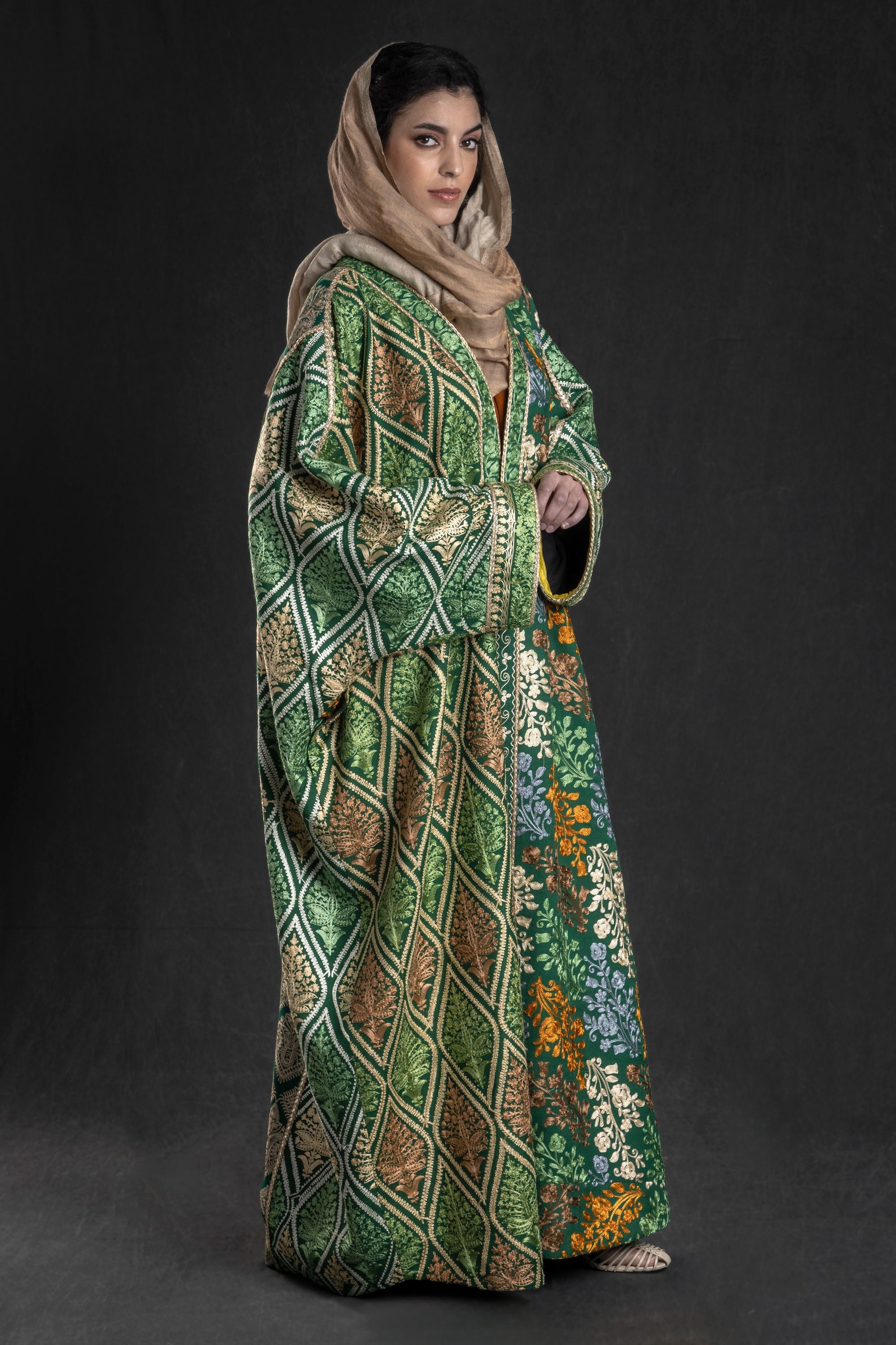 Halima Abaya with Embroidery