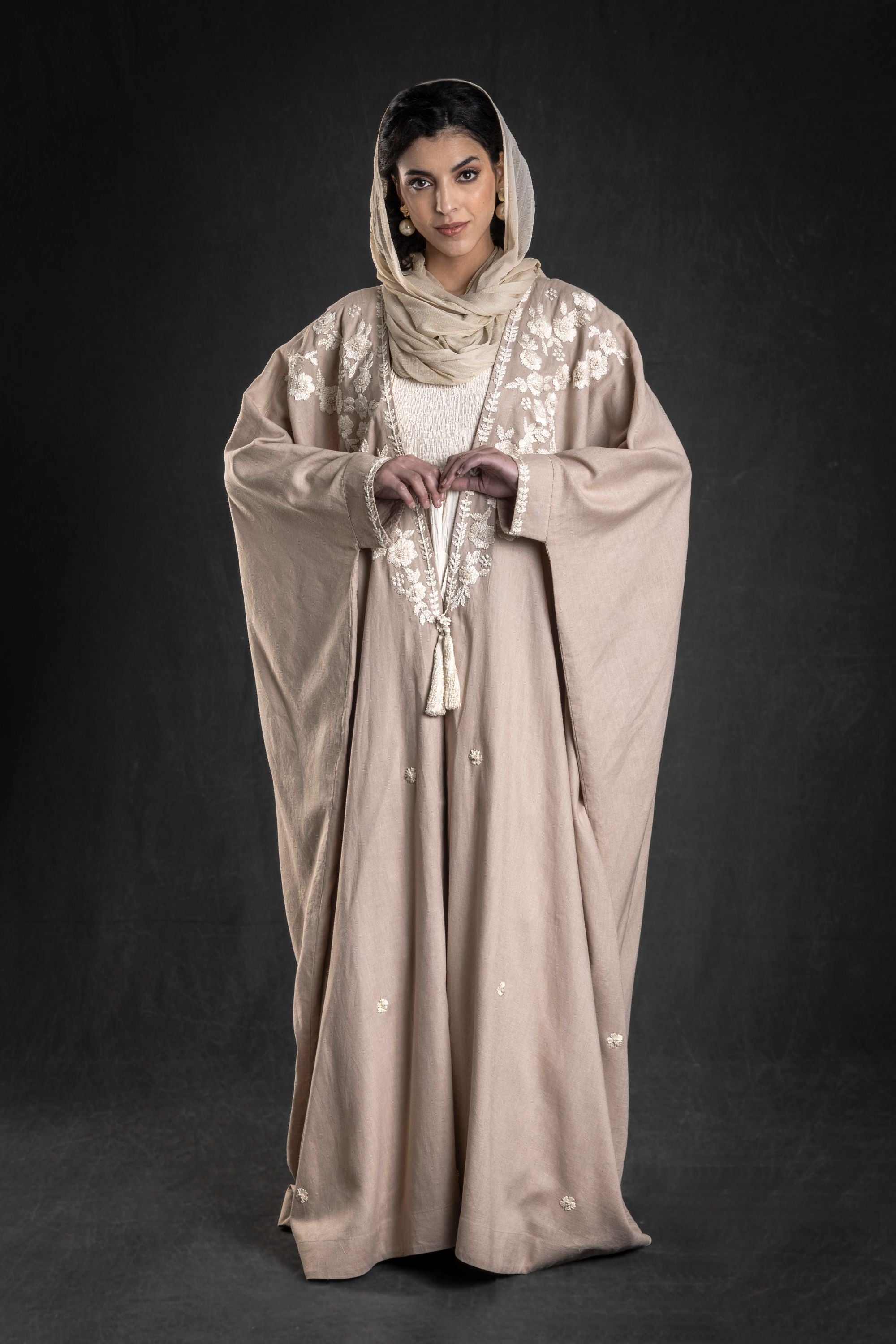 Jameela Abaya with Embroidery