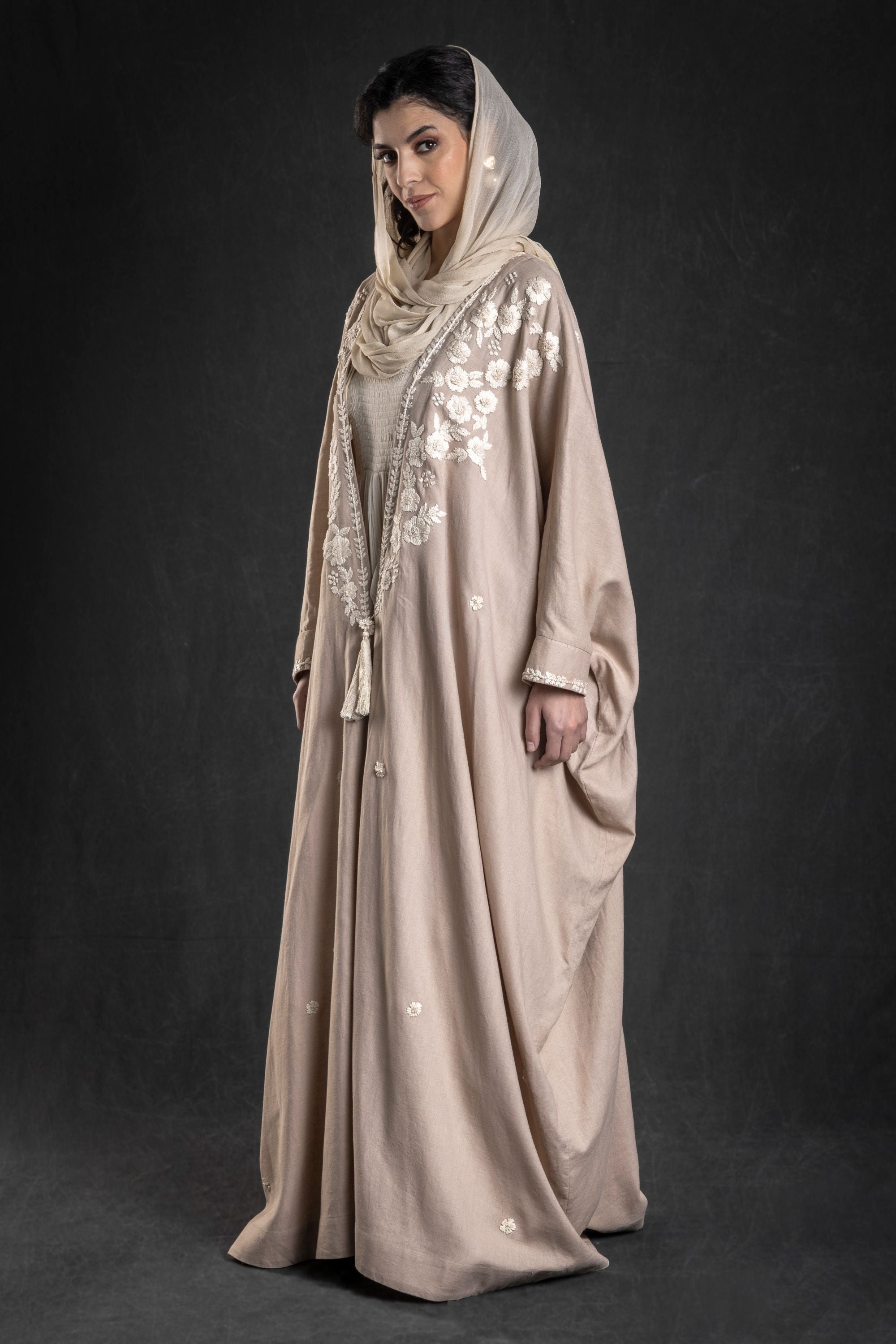 Jameela Abaya with Embroidery