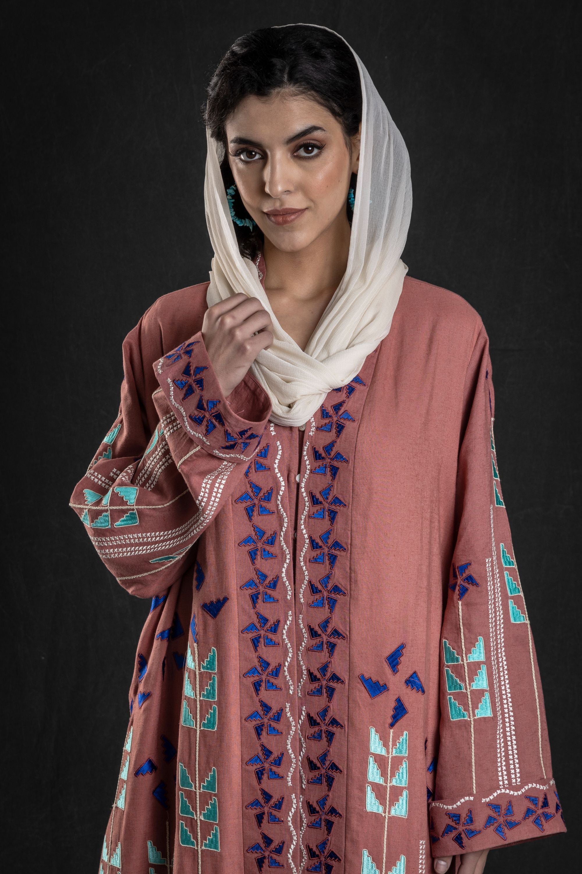 Jamila Abaya with Embroidery