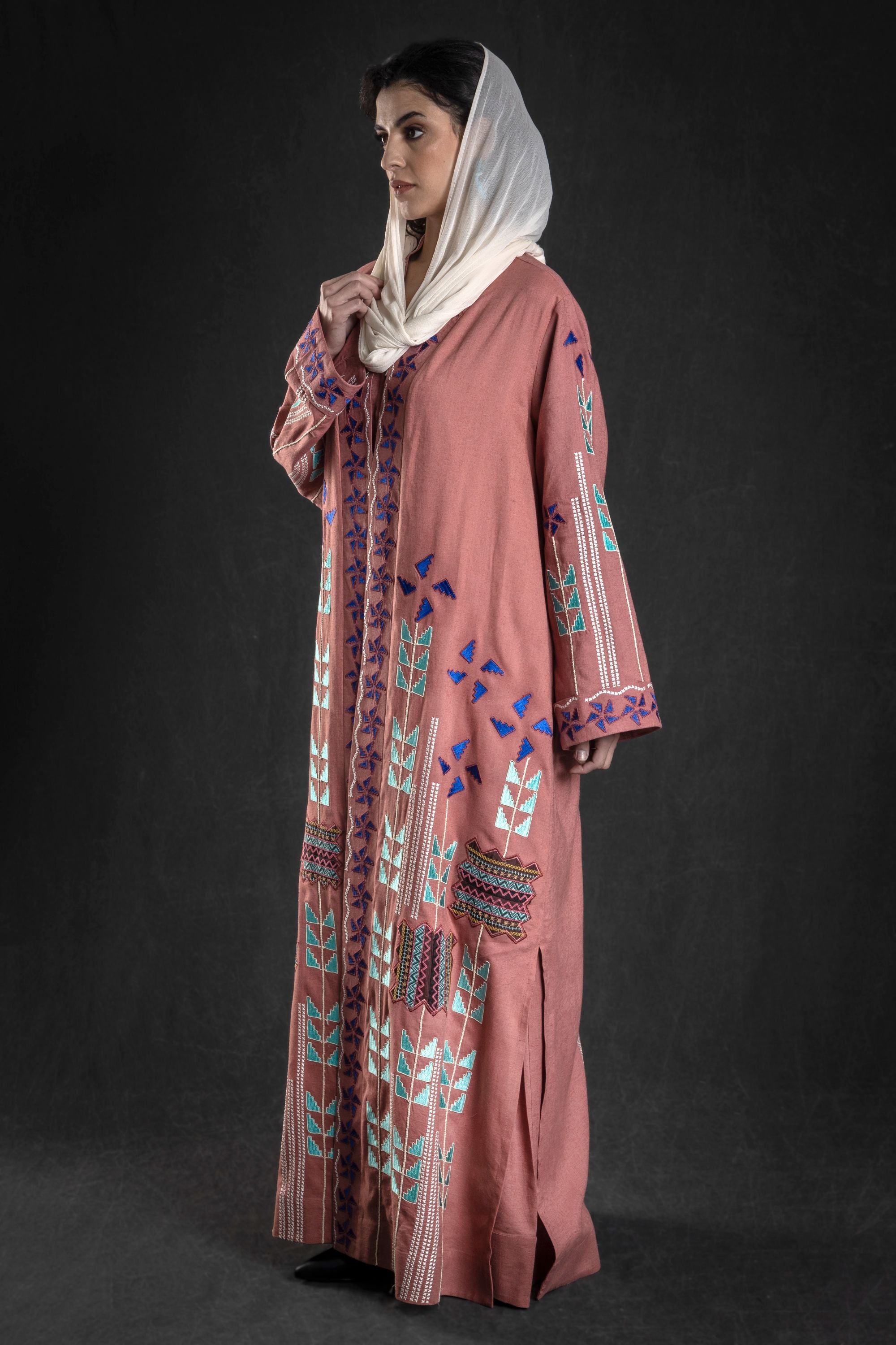 Jamila Abaya with Embroidery