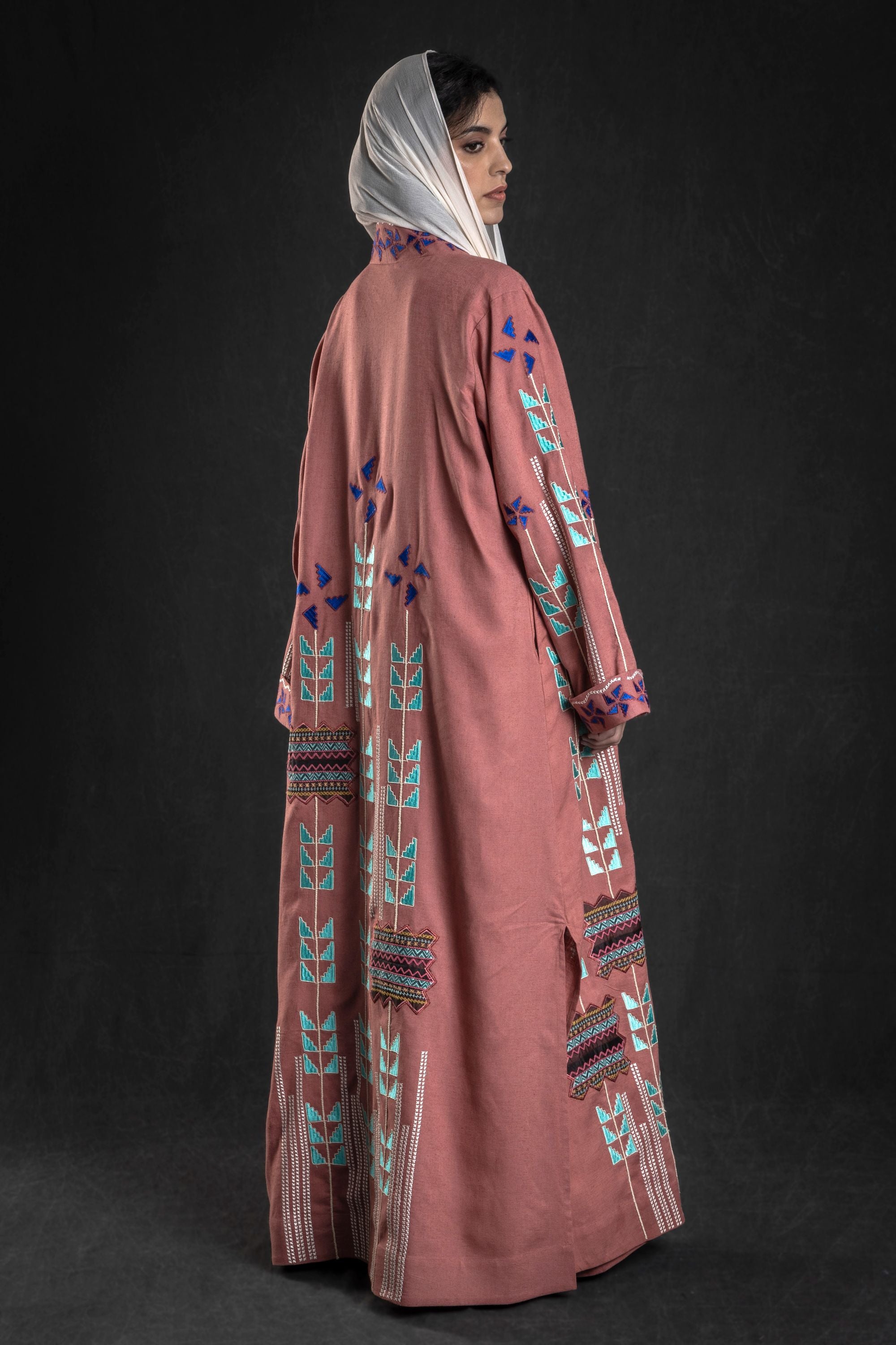 Jamila Abaya with Embroidery