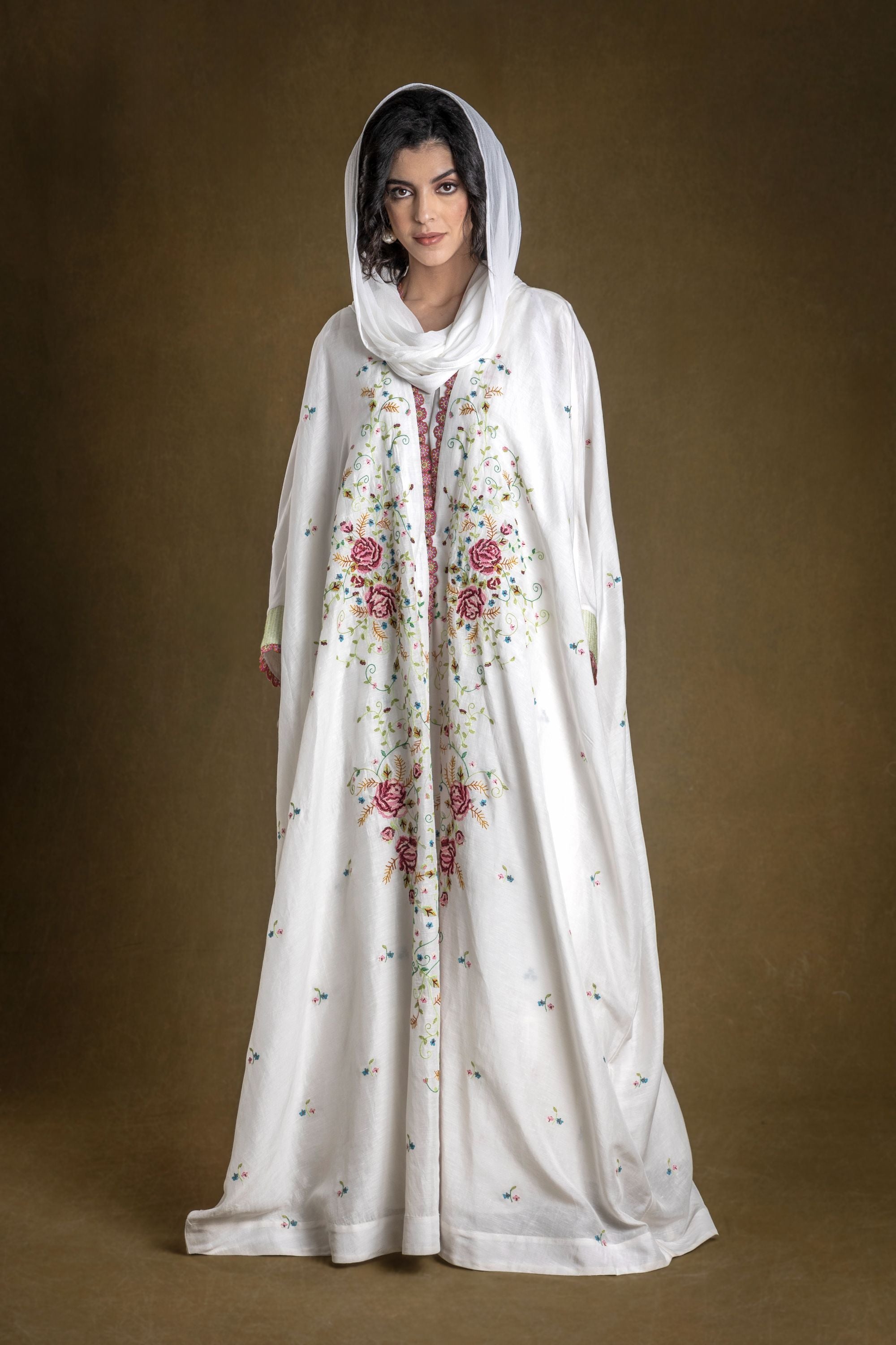 Latifa Abaya with Embroidery