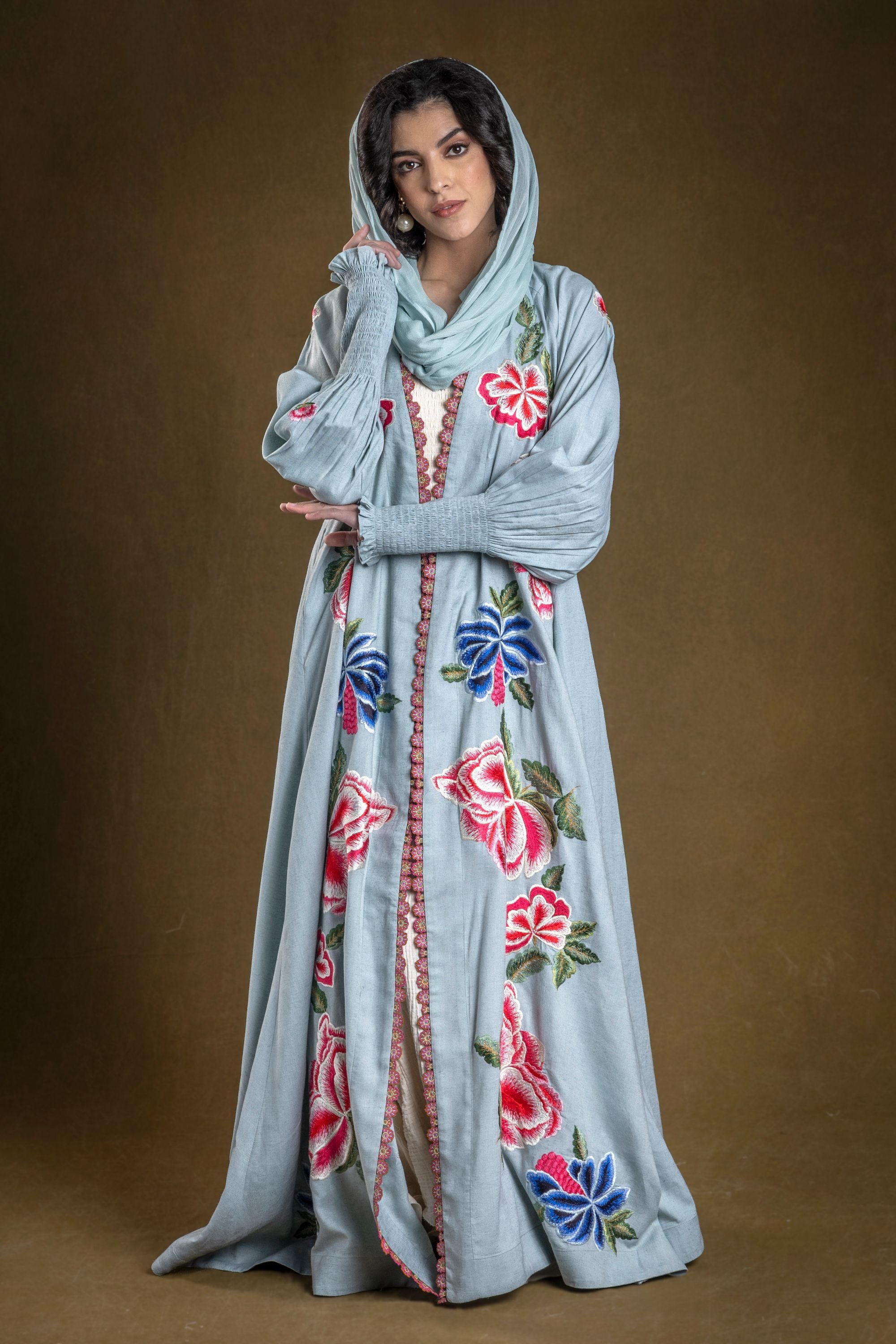 Muskaan Abaya with Embroidery