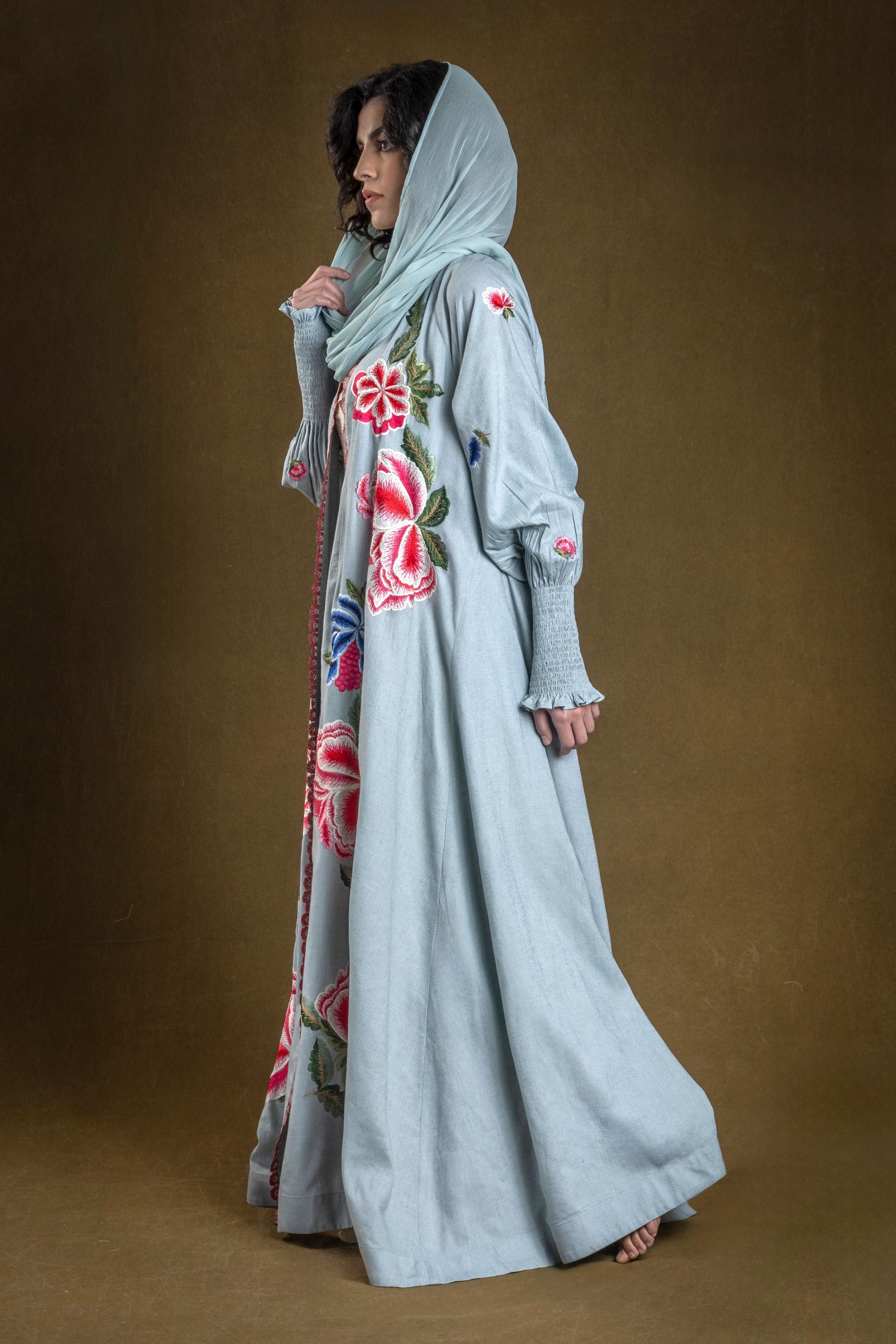 Muskaan Abaya with Embroidery