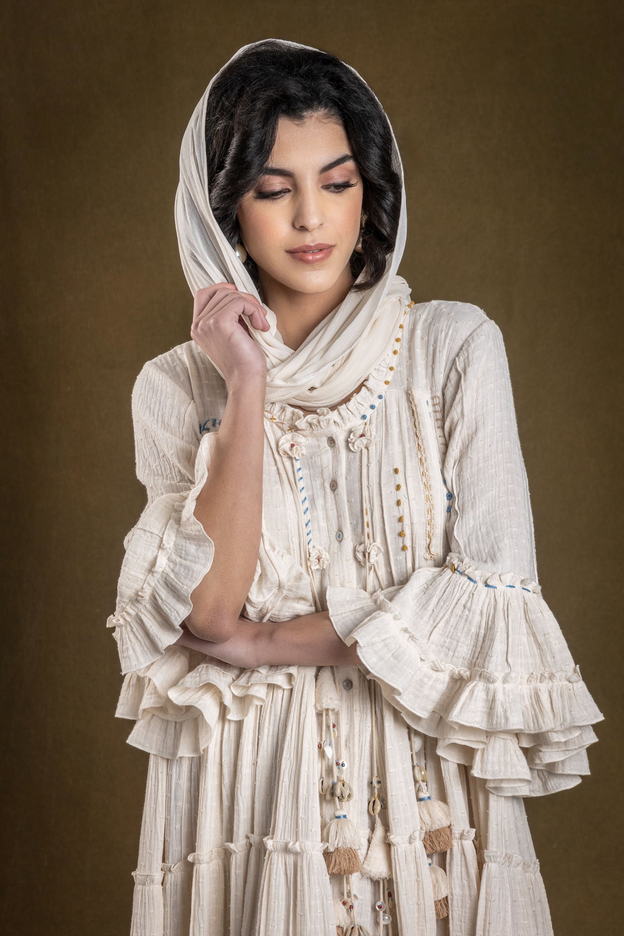 Nashwa Jalabiya with Embroidery