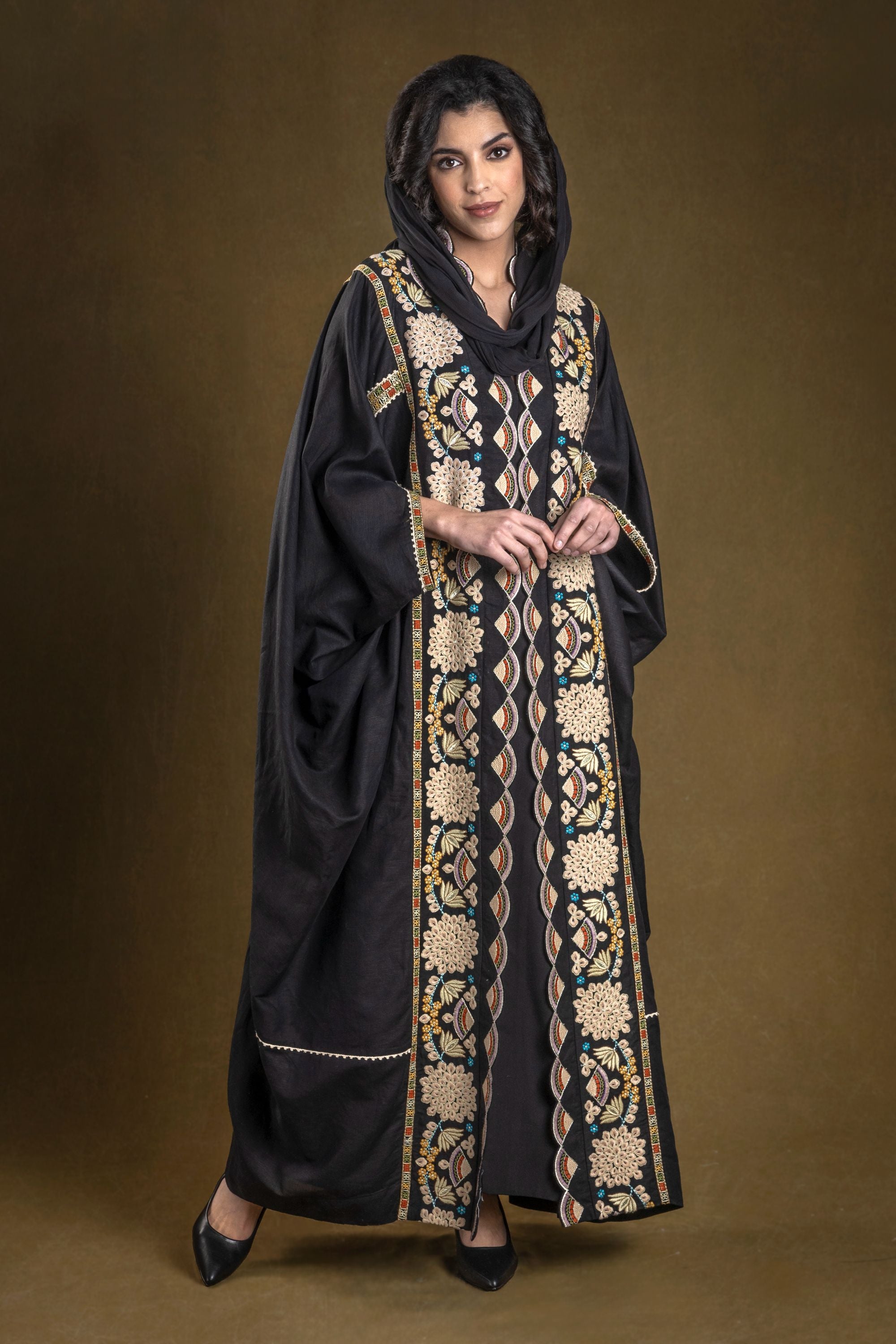 Nasrin Abaya with Embroidery