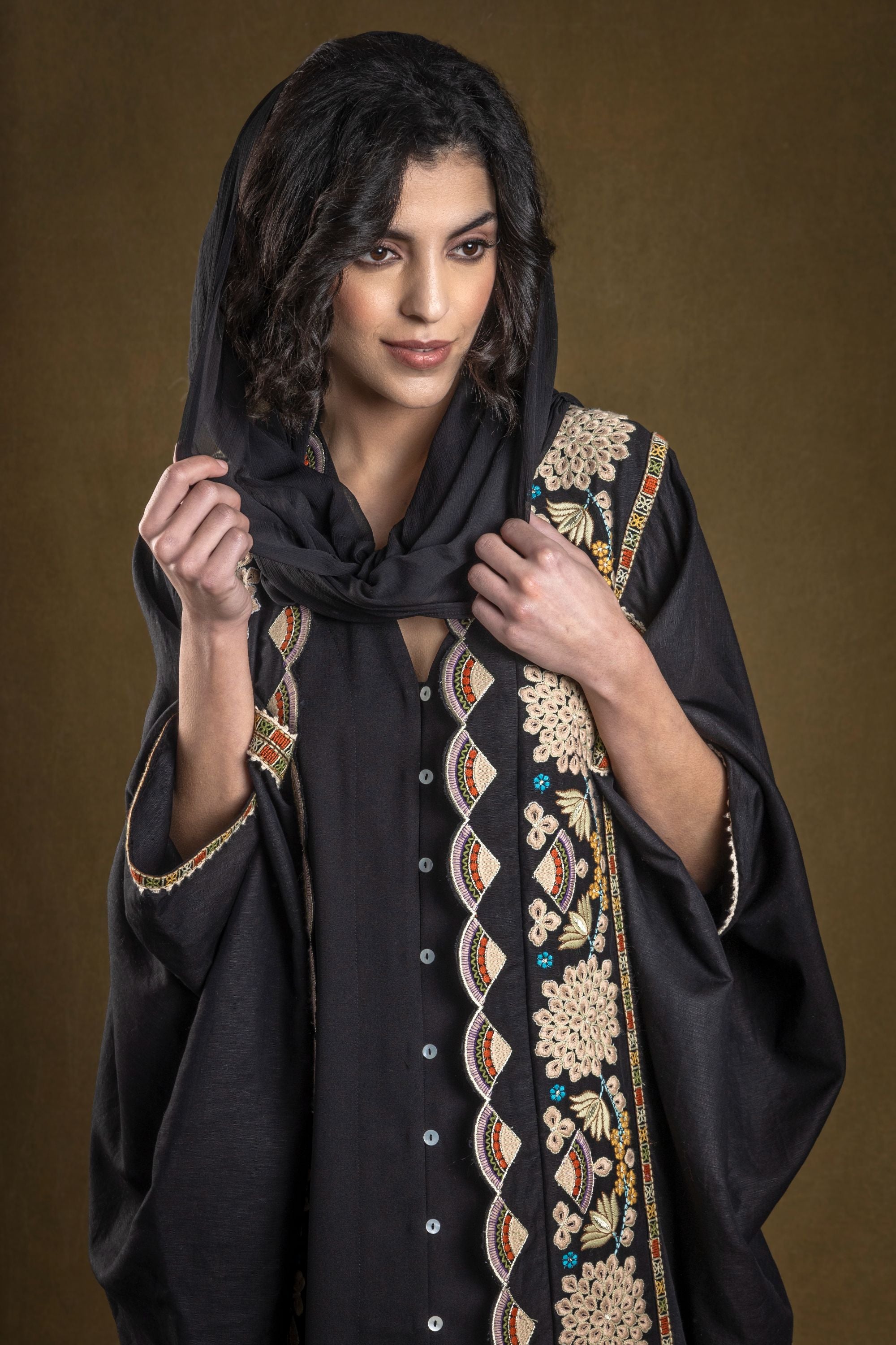 Nasrin Abaya with Embroidery