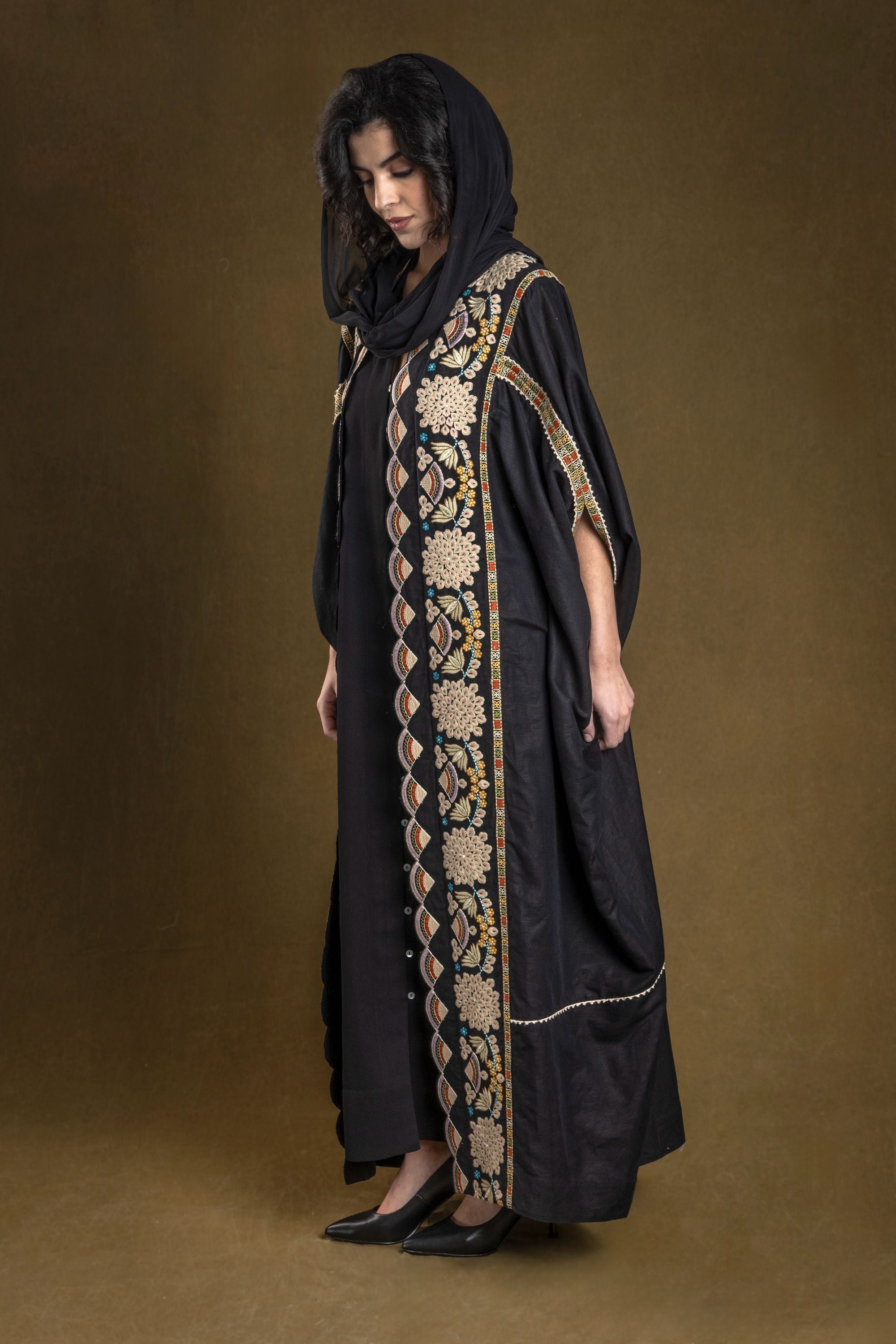 Nasrin Abaya with Embroidery