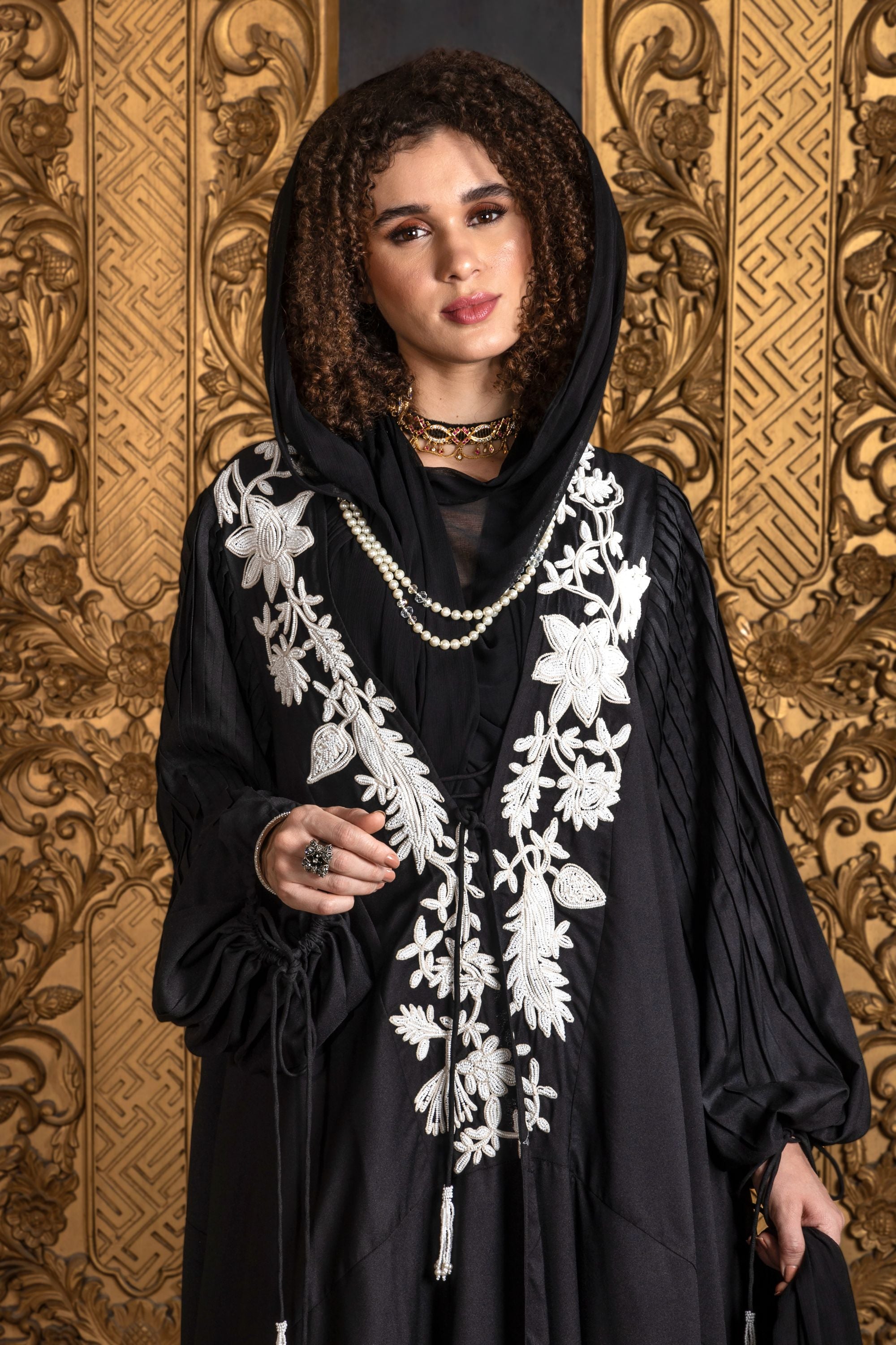 Meharma Embroidered Abaya