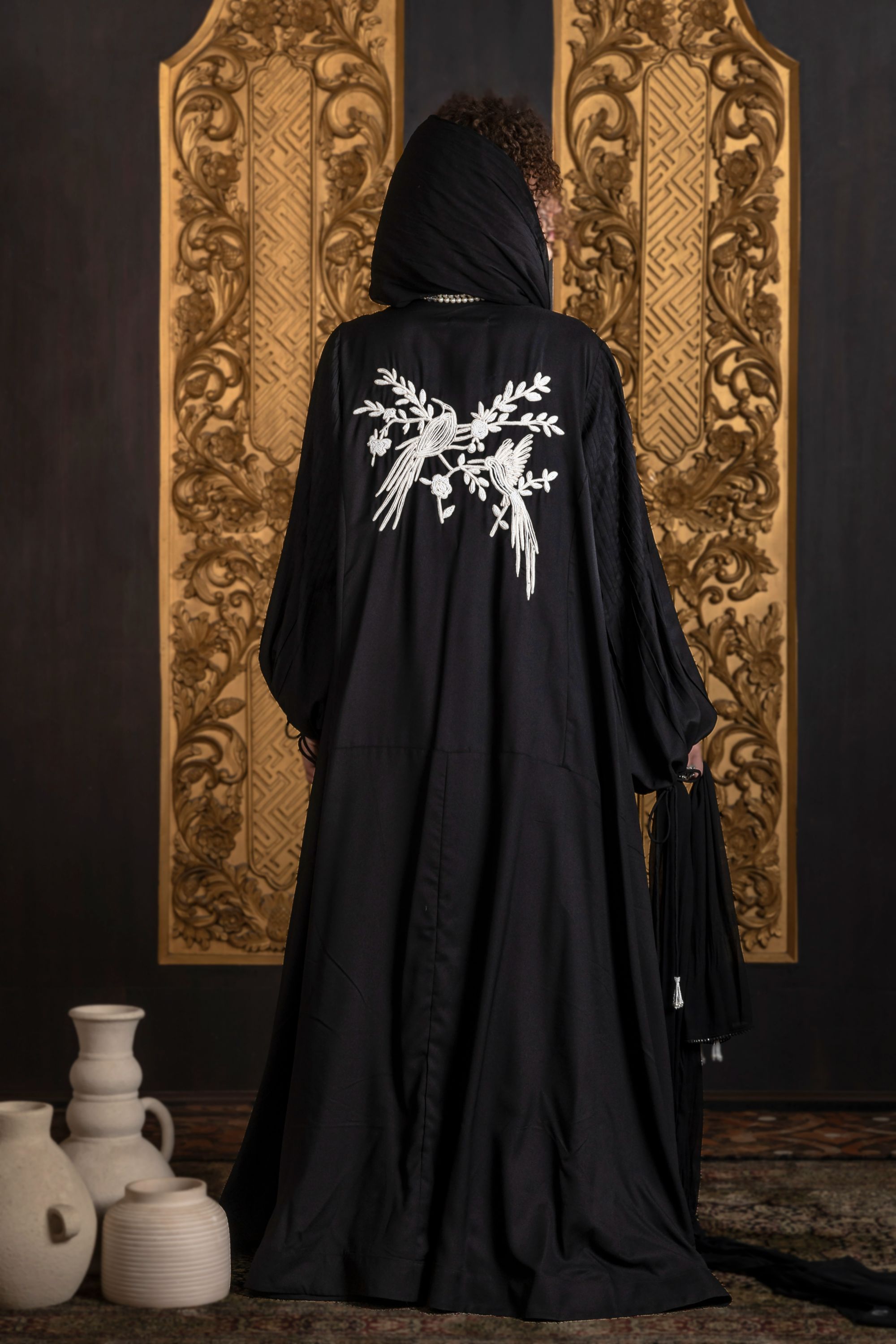 Meharma Embroidered Abaya