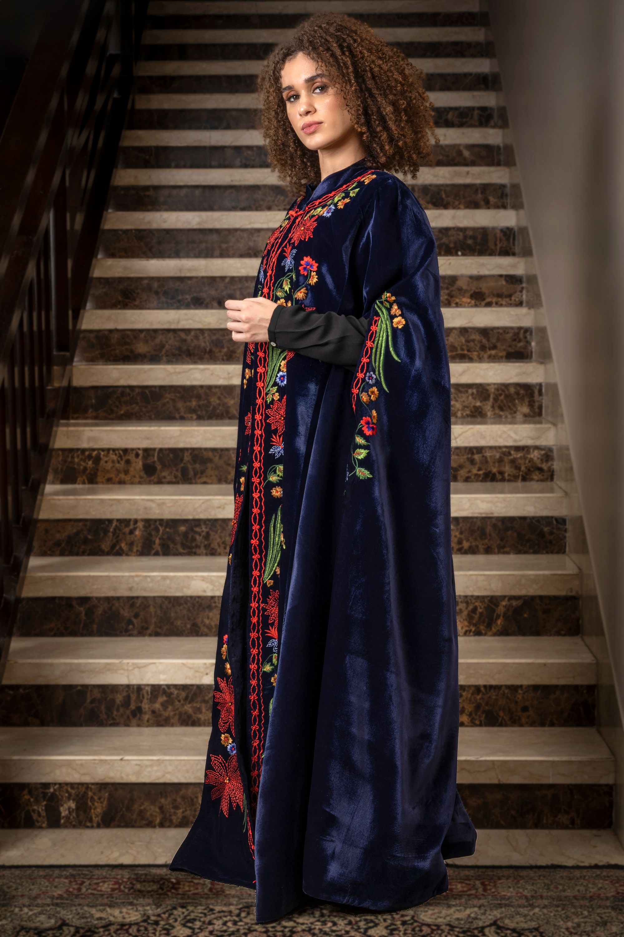 Shaina Embroidered Cape