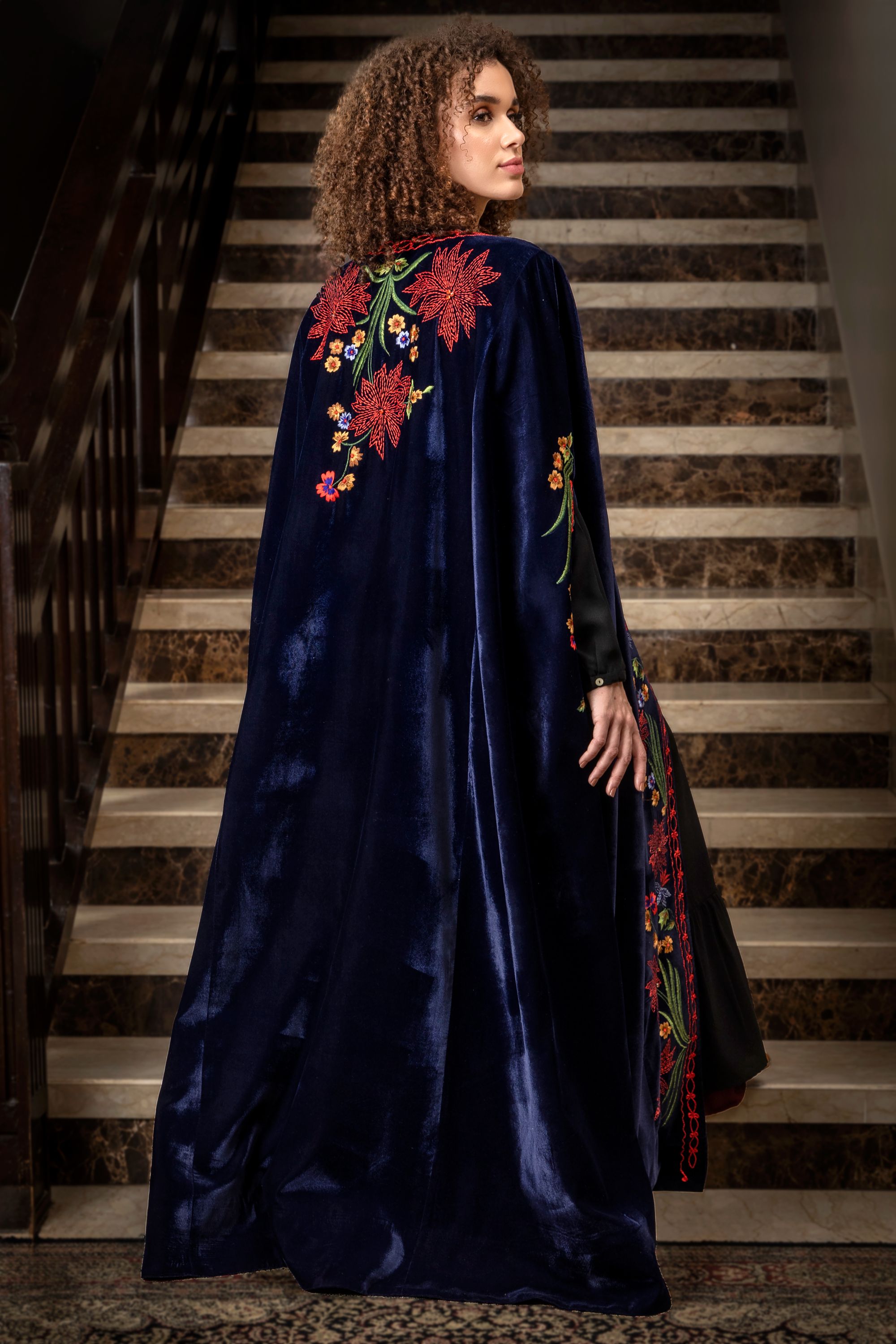 Shaina Embroidered Cape