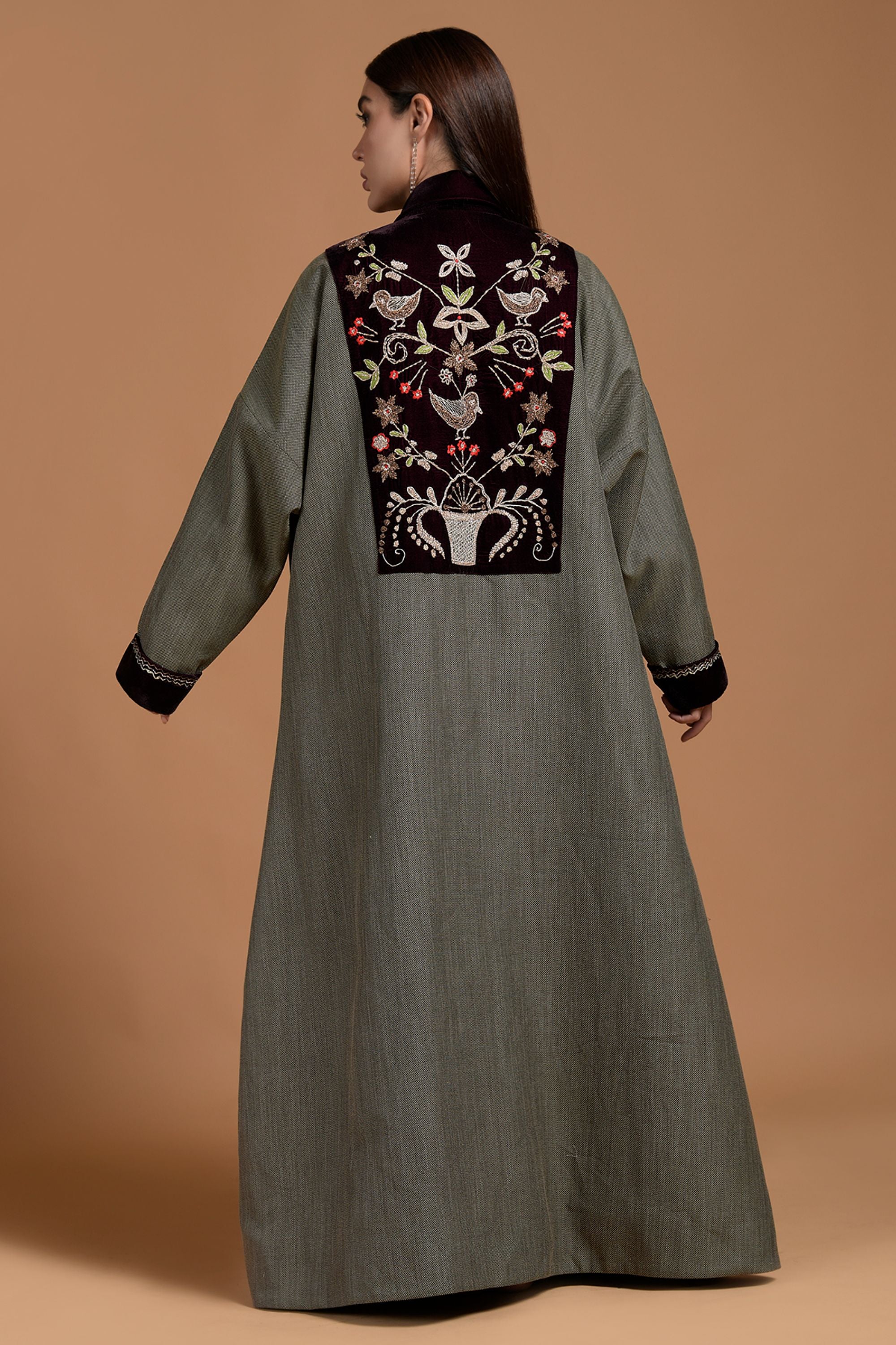 Shifa Embroidered Abaya