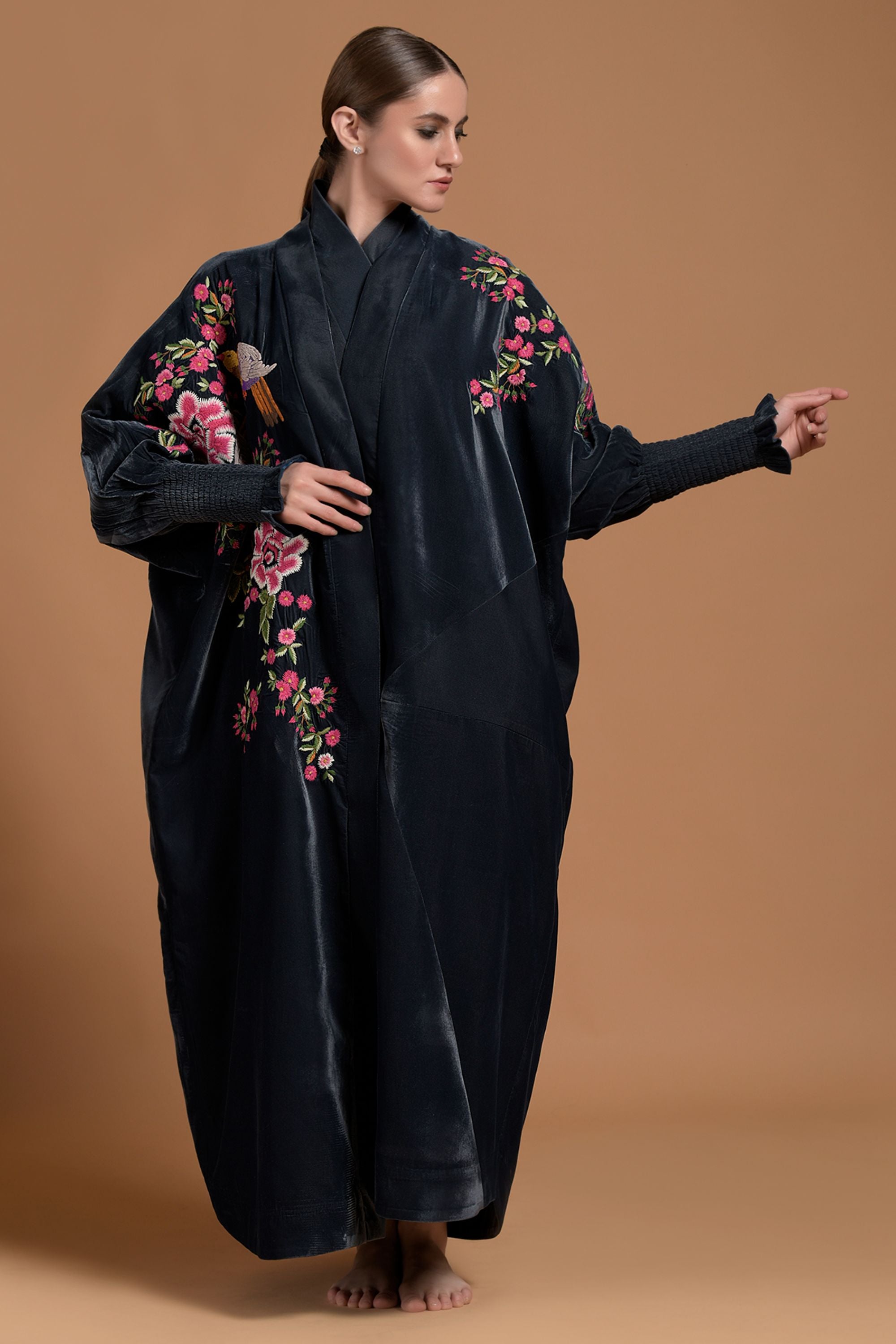 Zeenat Embroidered Abaya