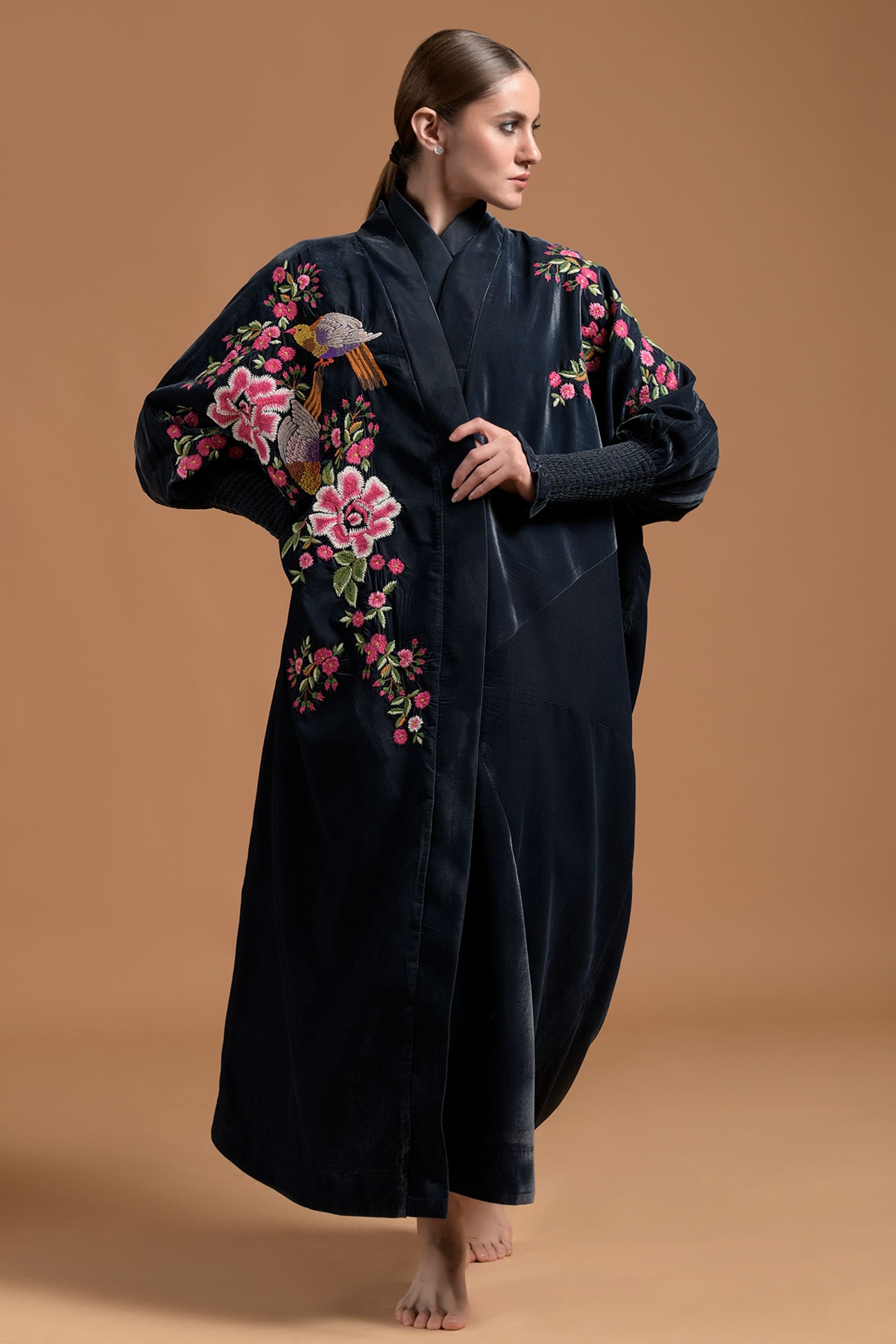 Zeenat Embroidered Abaya