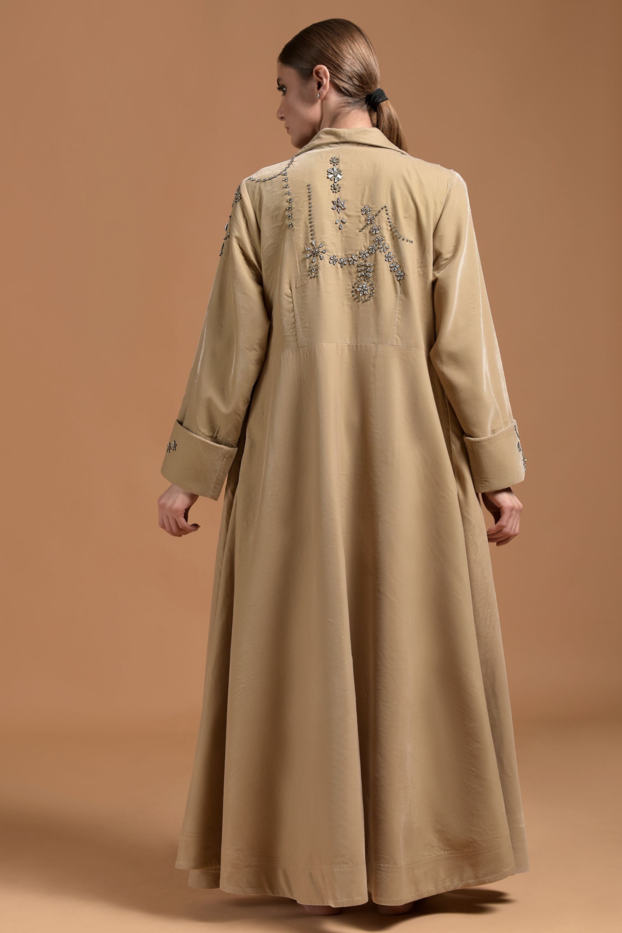 Nejma Embellished Bisht Abaya