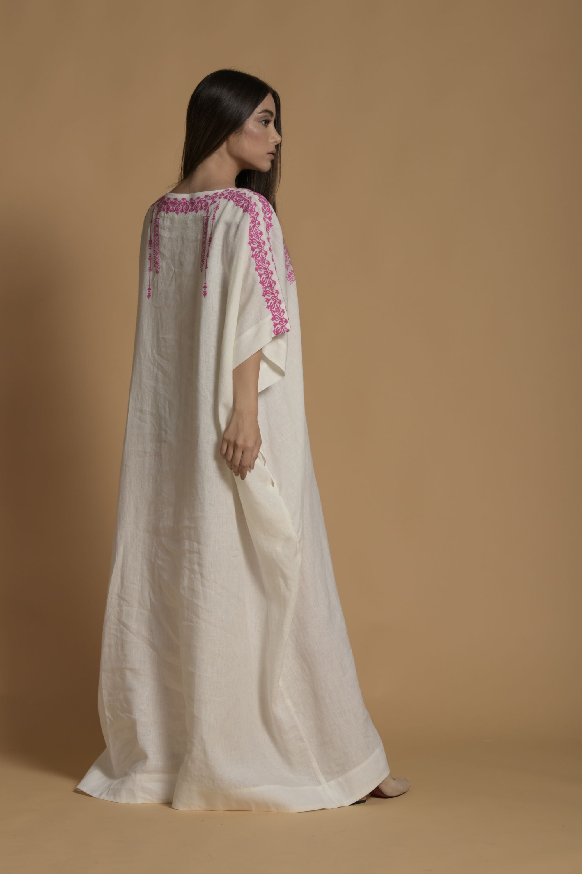 Nisha Embroidered Long Jalabiya