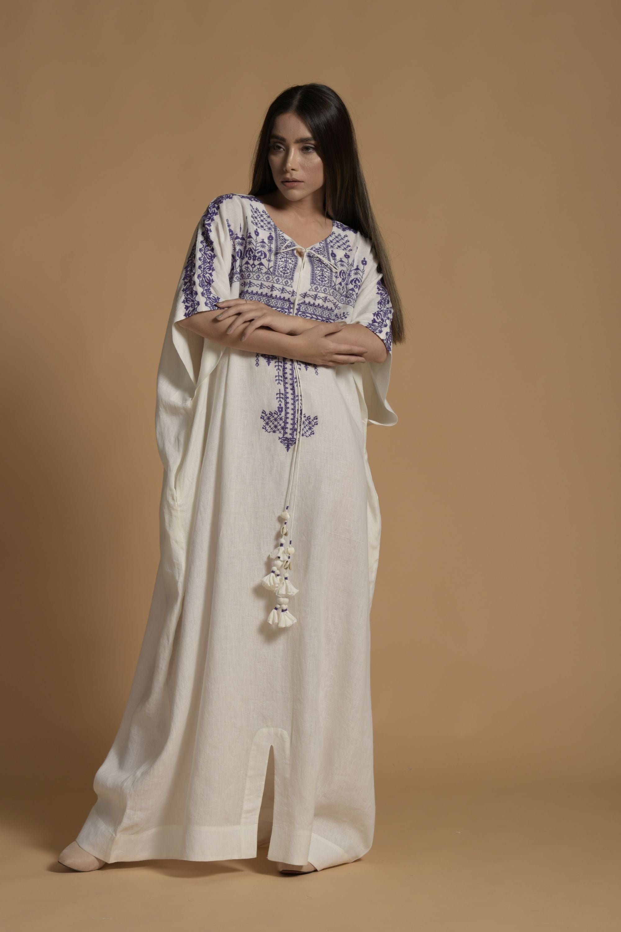 Seher Embroidered Long Jalabiya