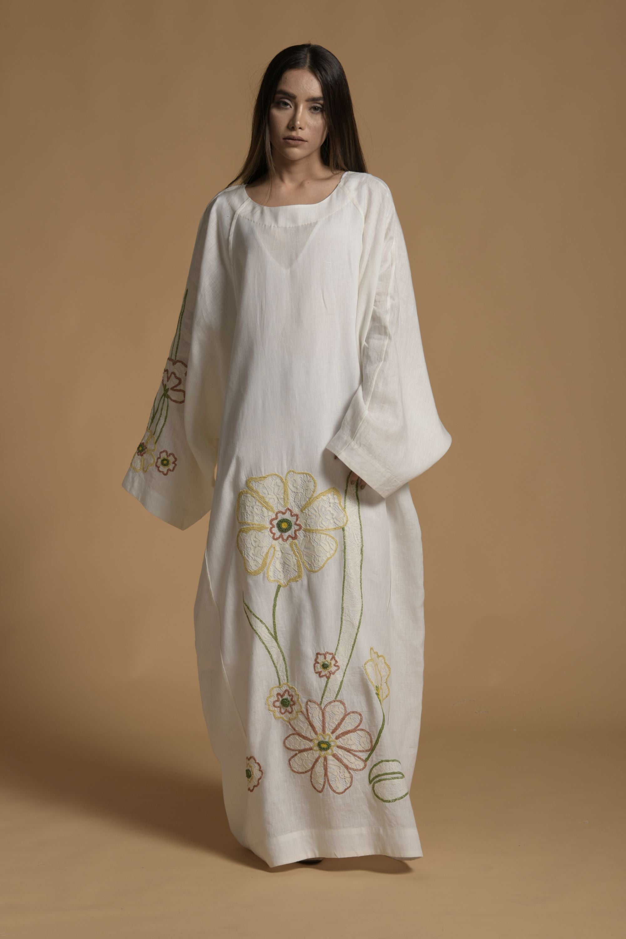 Sanam Embroidered Long Jalabiya