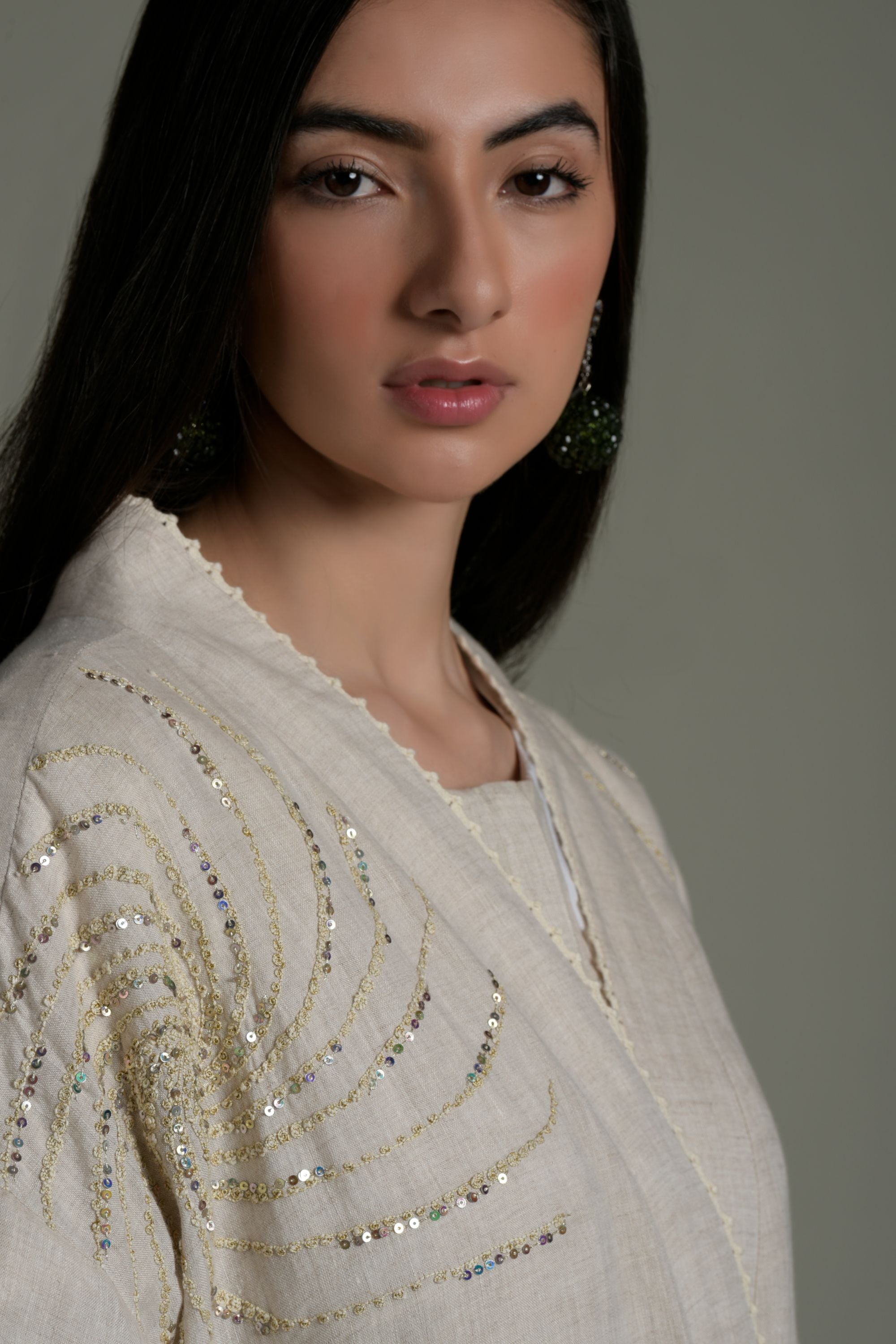 Shamim Embellished & Embroidered Abaya