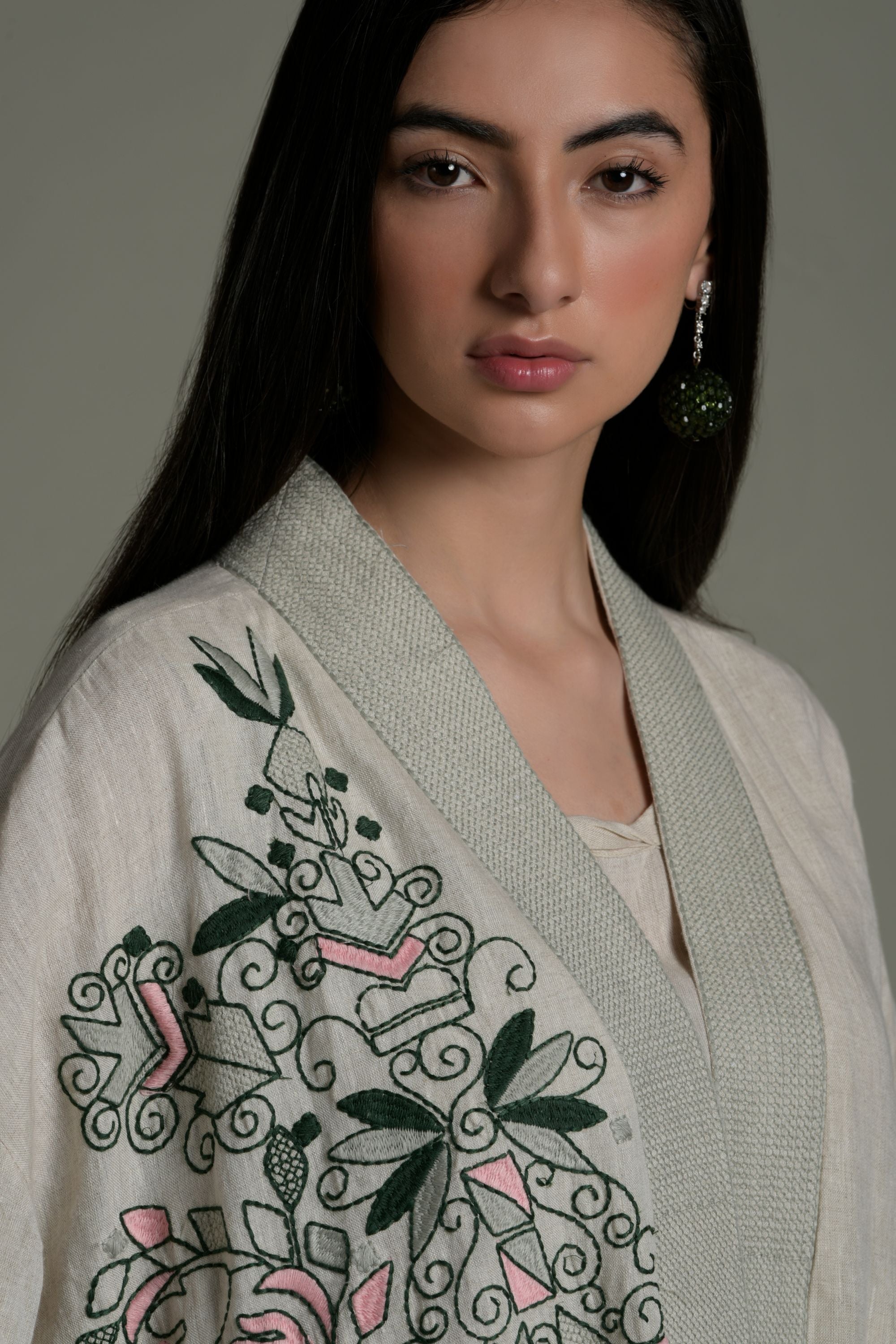 Afreen Embroidered Abaya