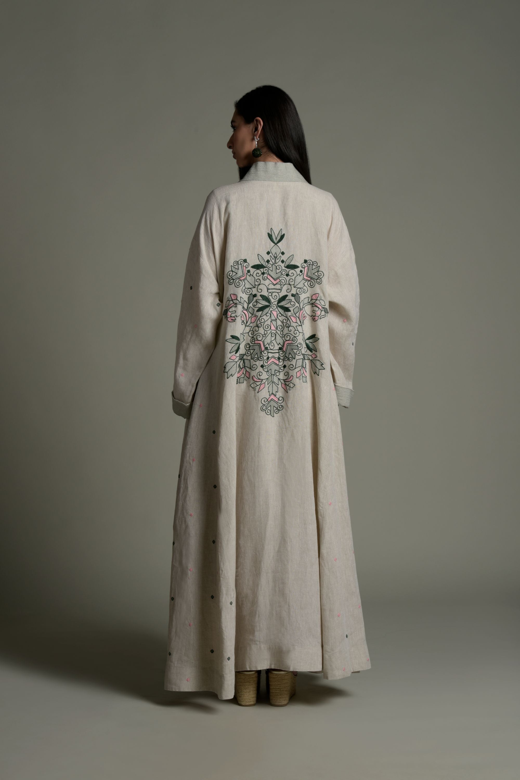 Afreen Embroidered Abaya