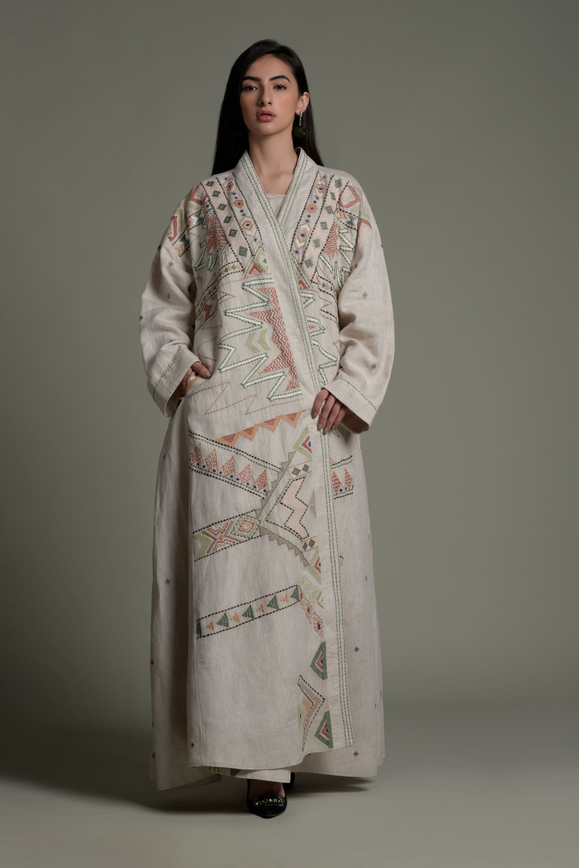 Dilnaz Embroidered Abaya