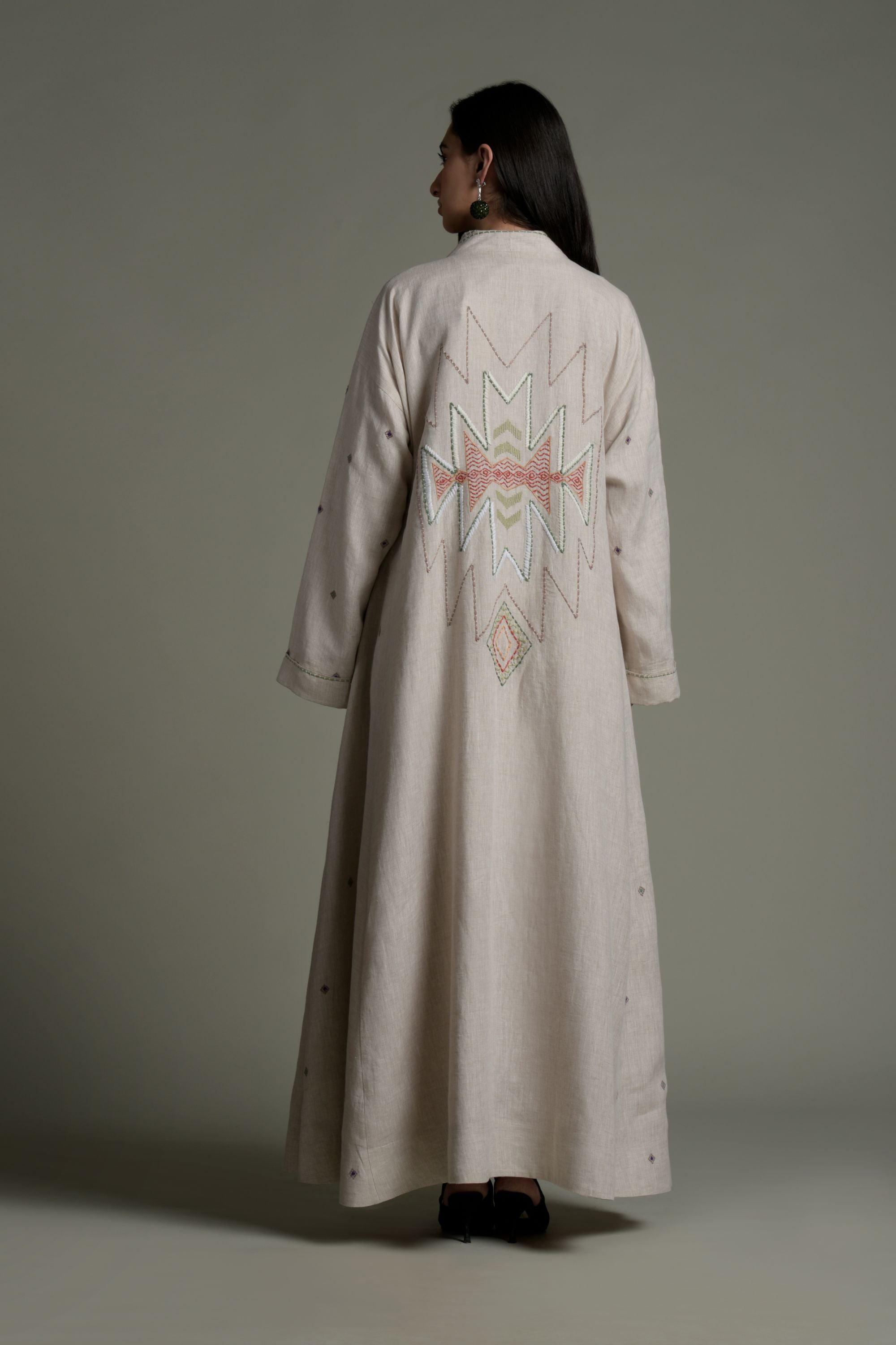 Dilnaz Embroidered Abaya