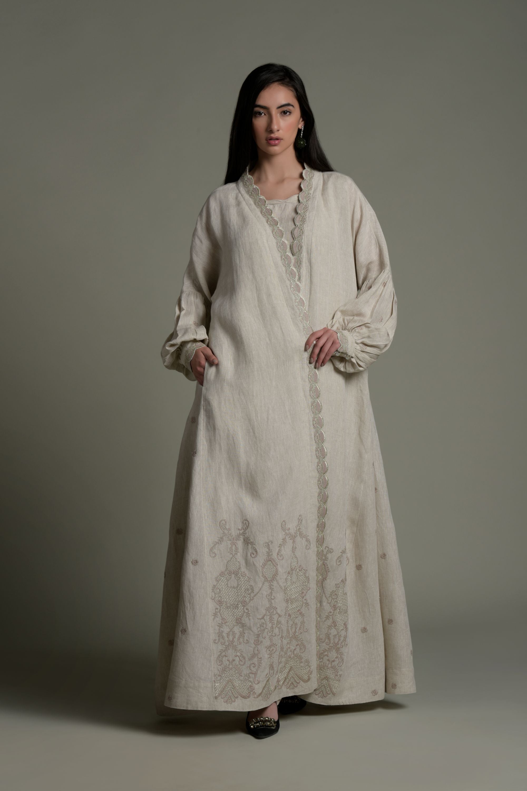 Fadilah Embroidered Abaya