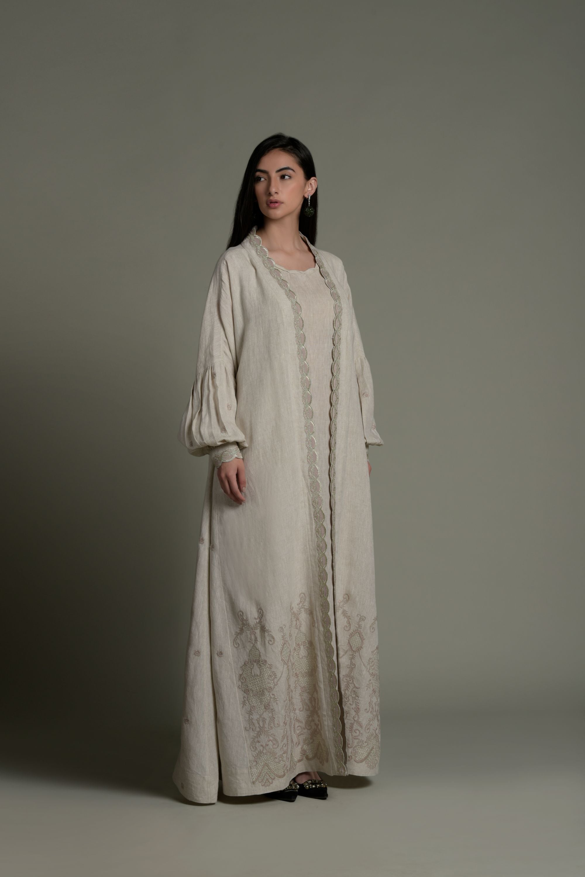 Fadilah Embroidered Abaya