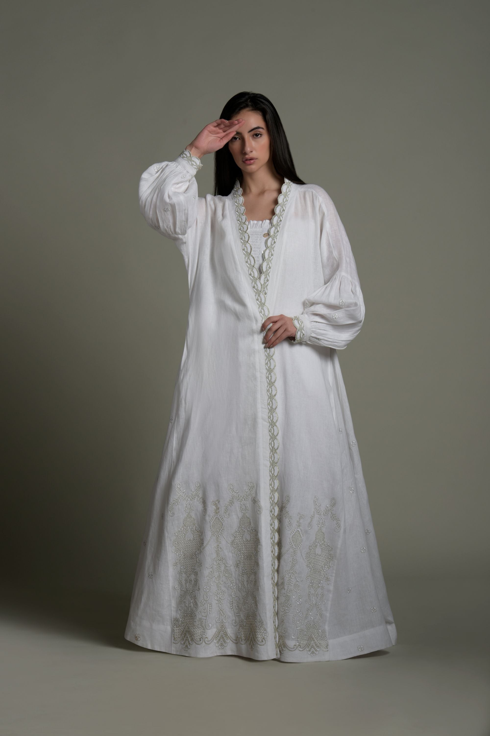 Mariya Embroidered Abaya