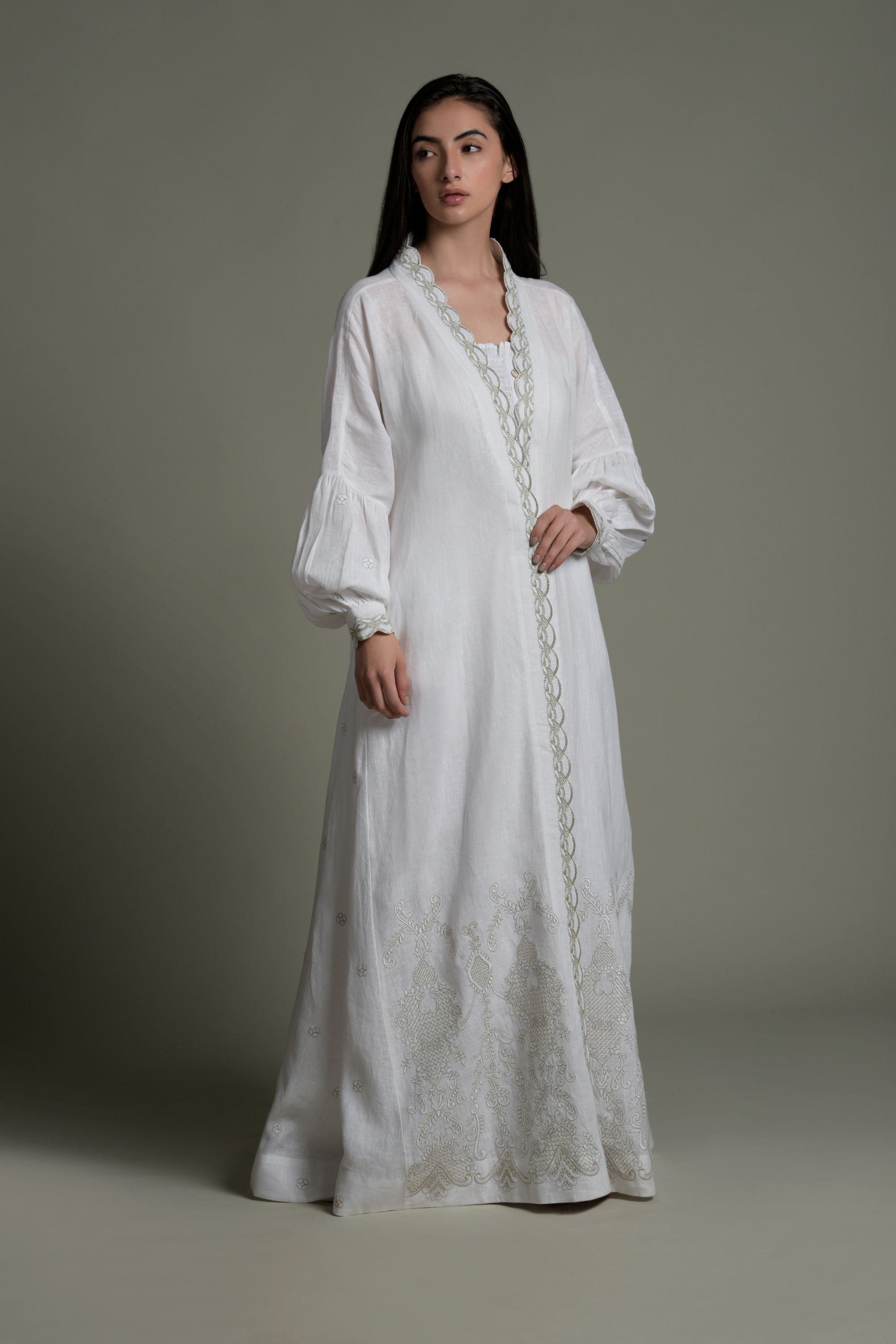 Mariya Embroidered Abaya