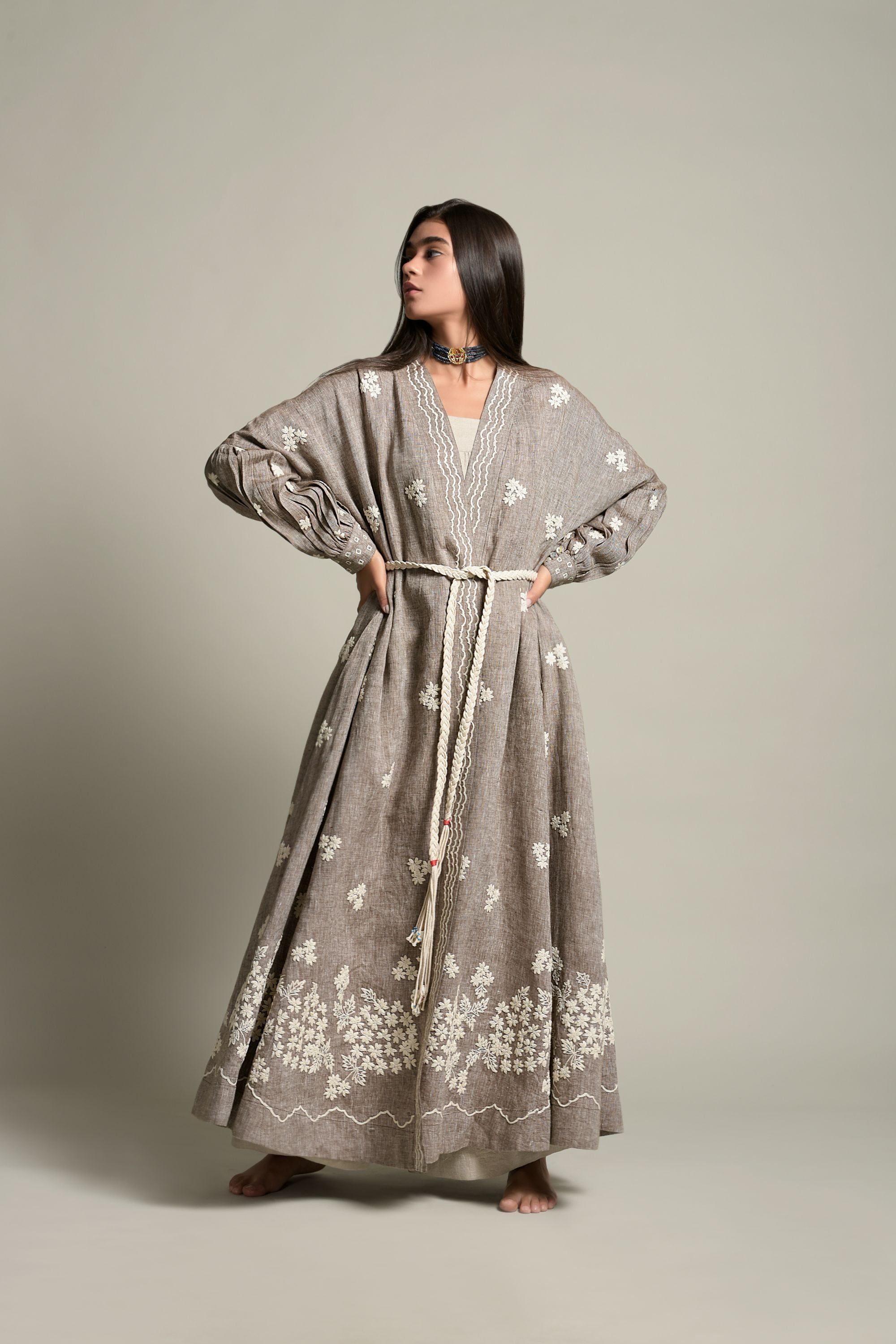 Neha Embroidered Abaya