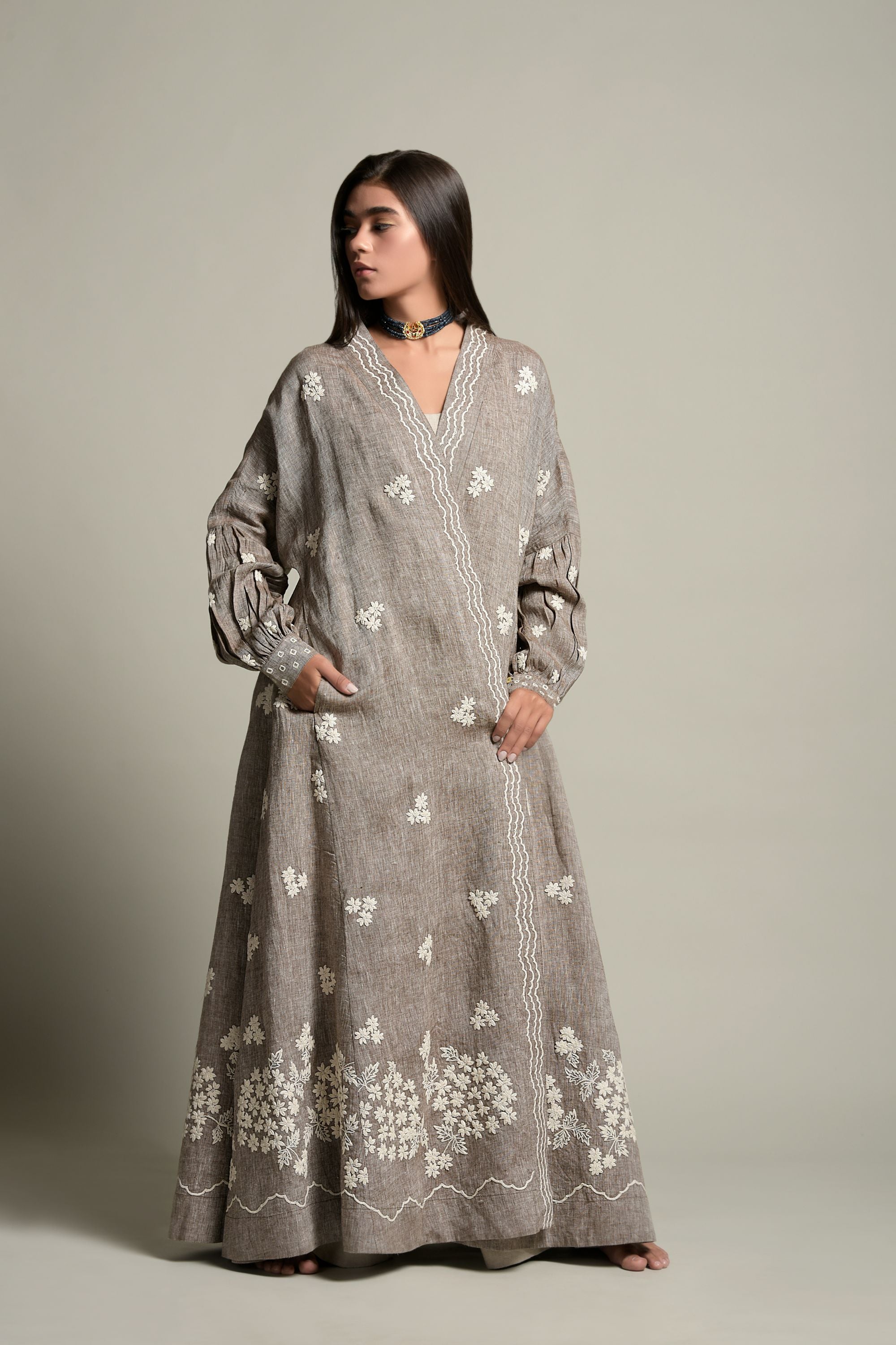 Neha Embroidered Abaya