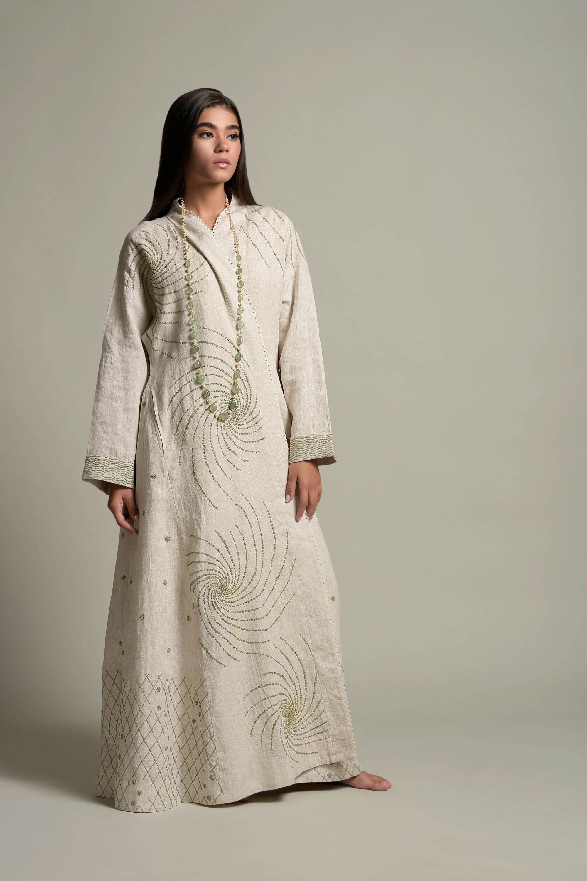 Farzin Embroidered Abaya