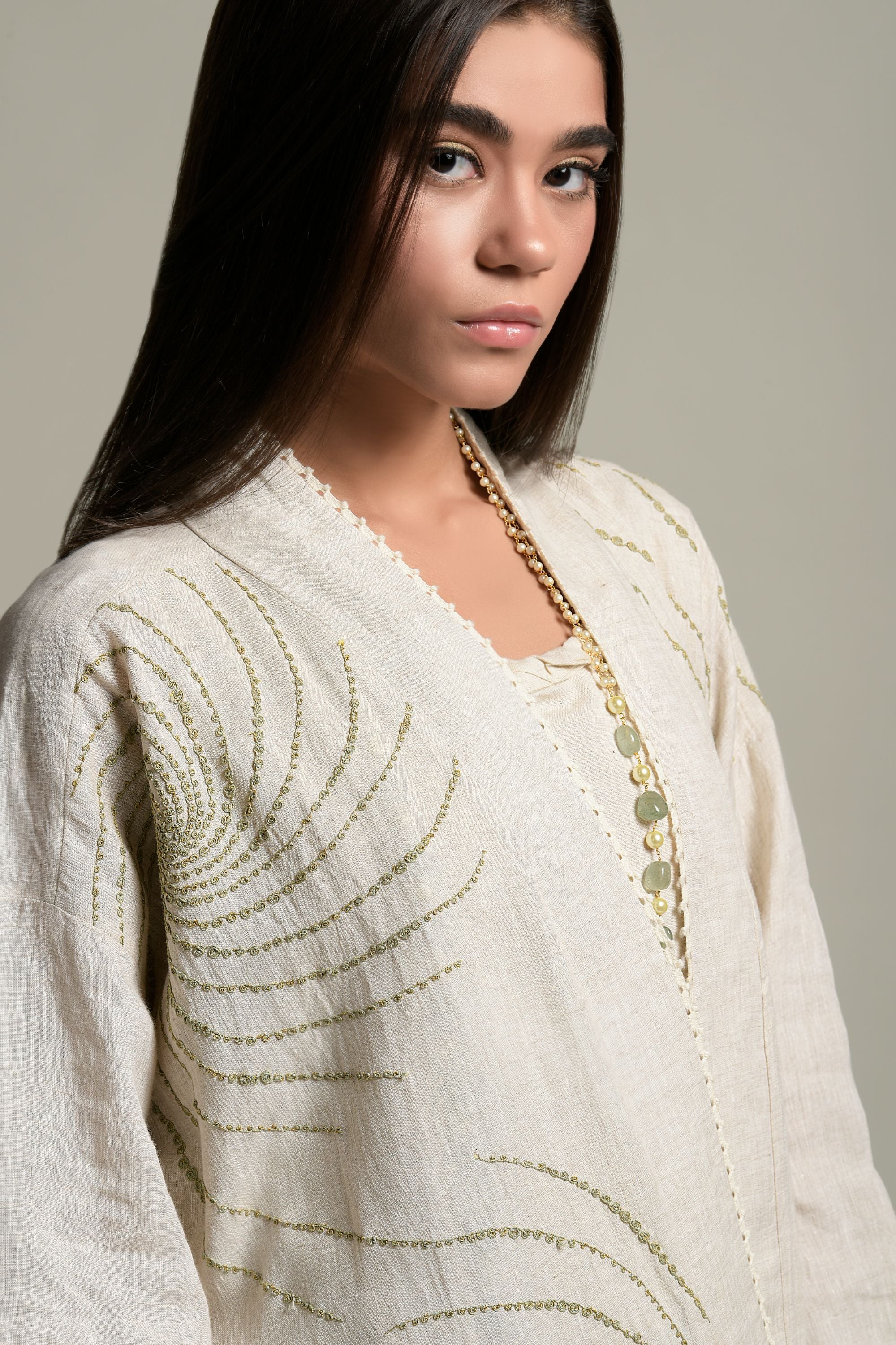 Farzin Embroidered Abaya