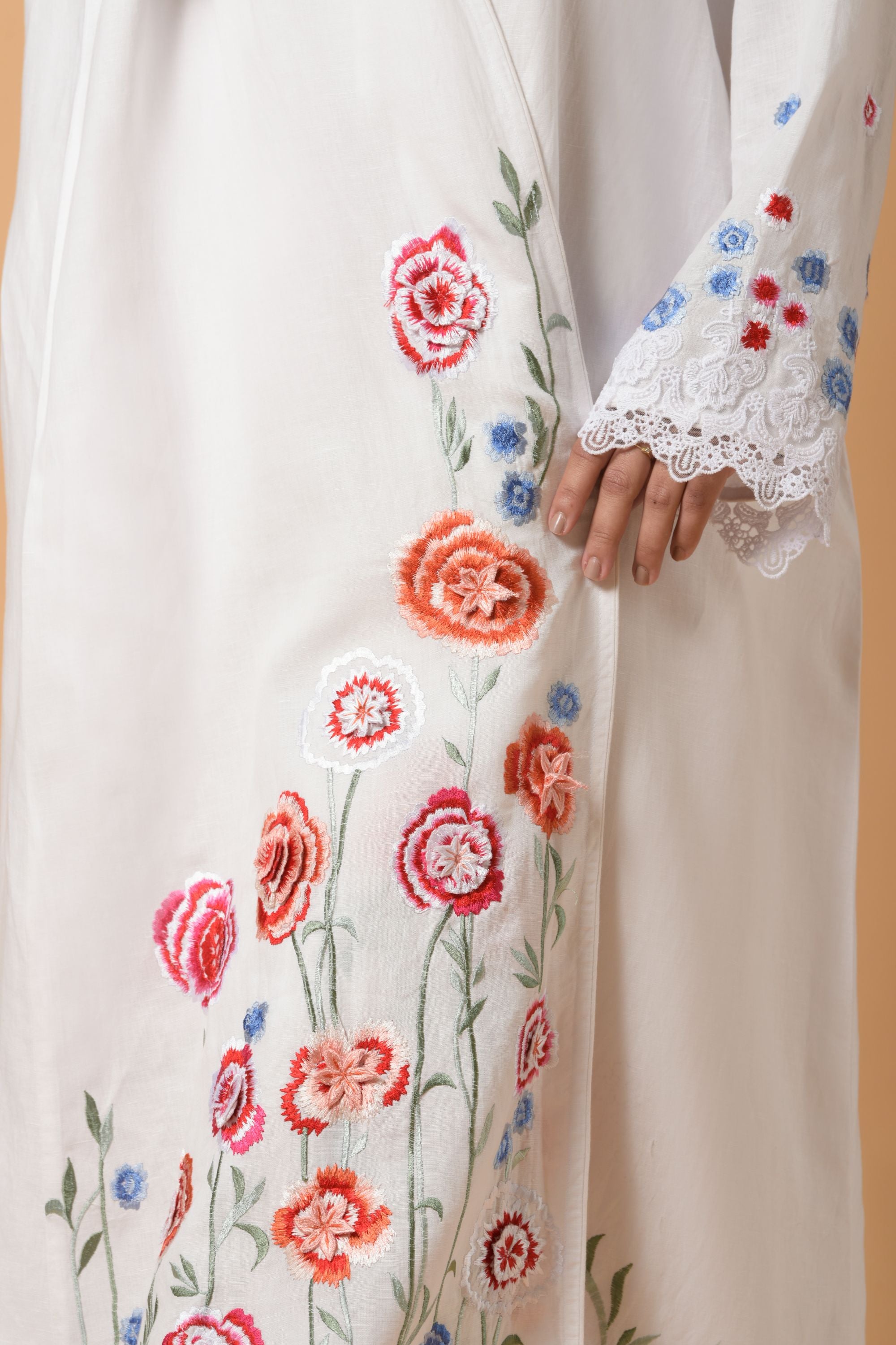 Ghusan Floral Fantasy Abaya