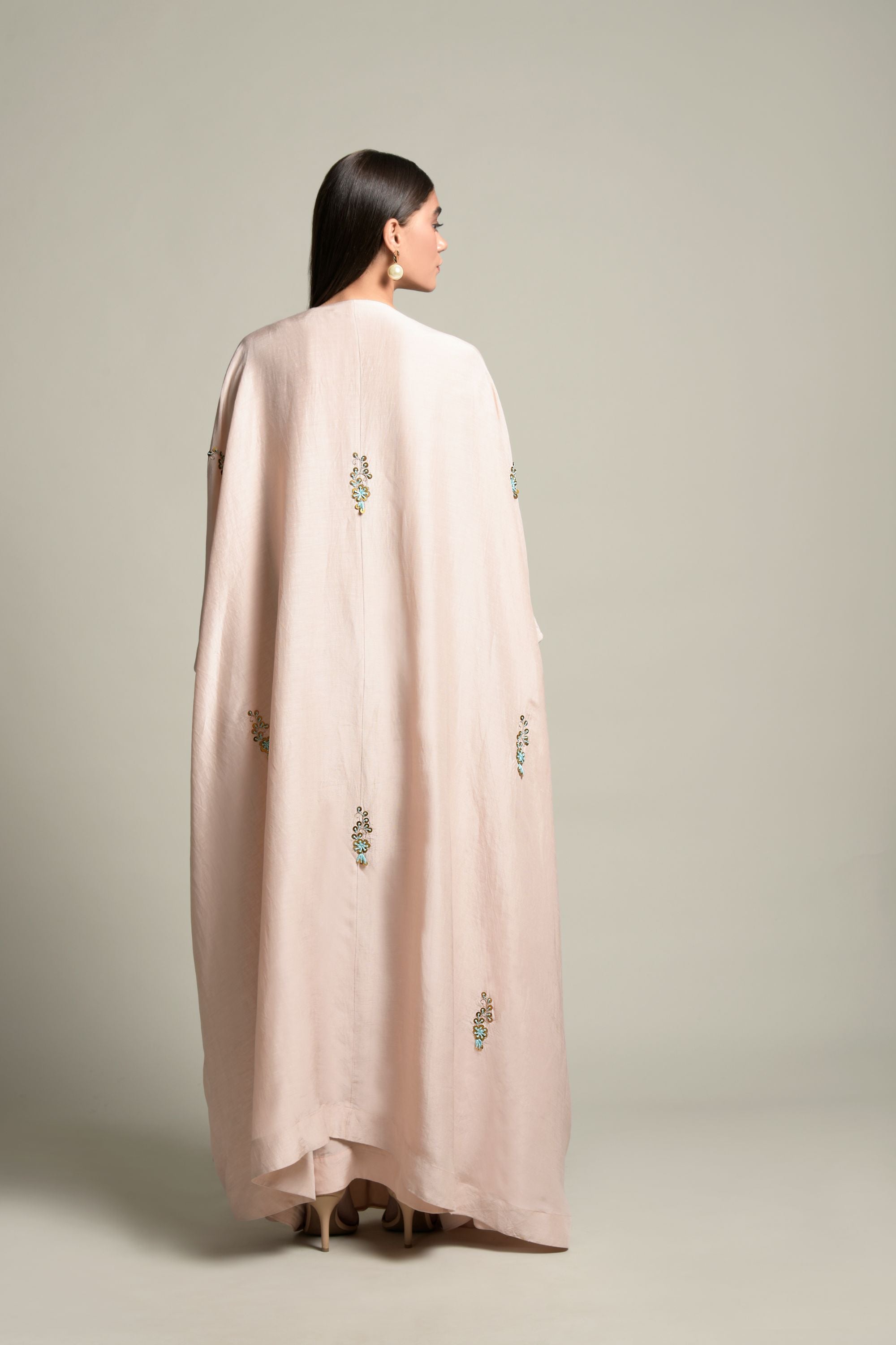 Kavish Embellished Abaya with Inner Cotton Dress