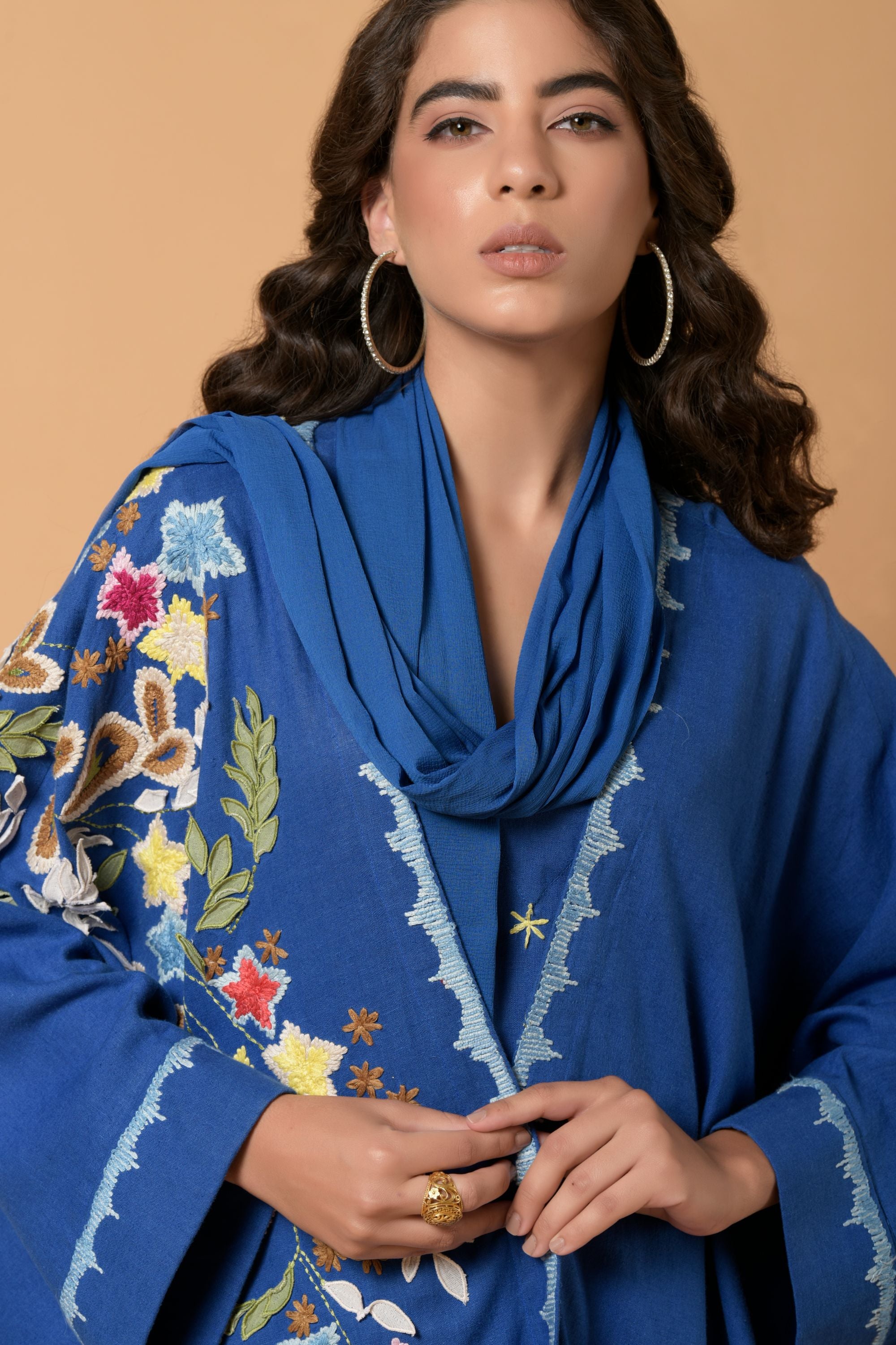 Urwa Enchanted Floral Abaya