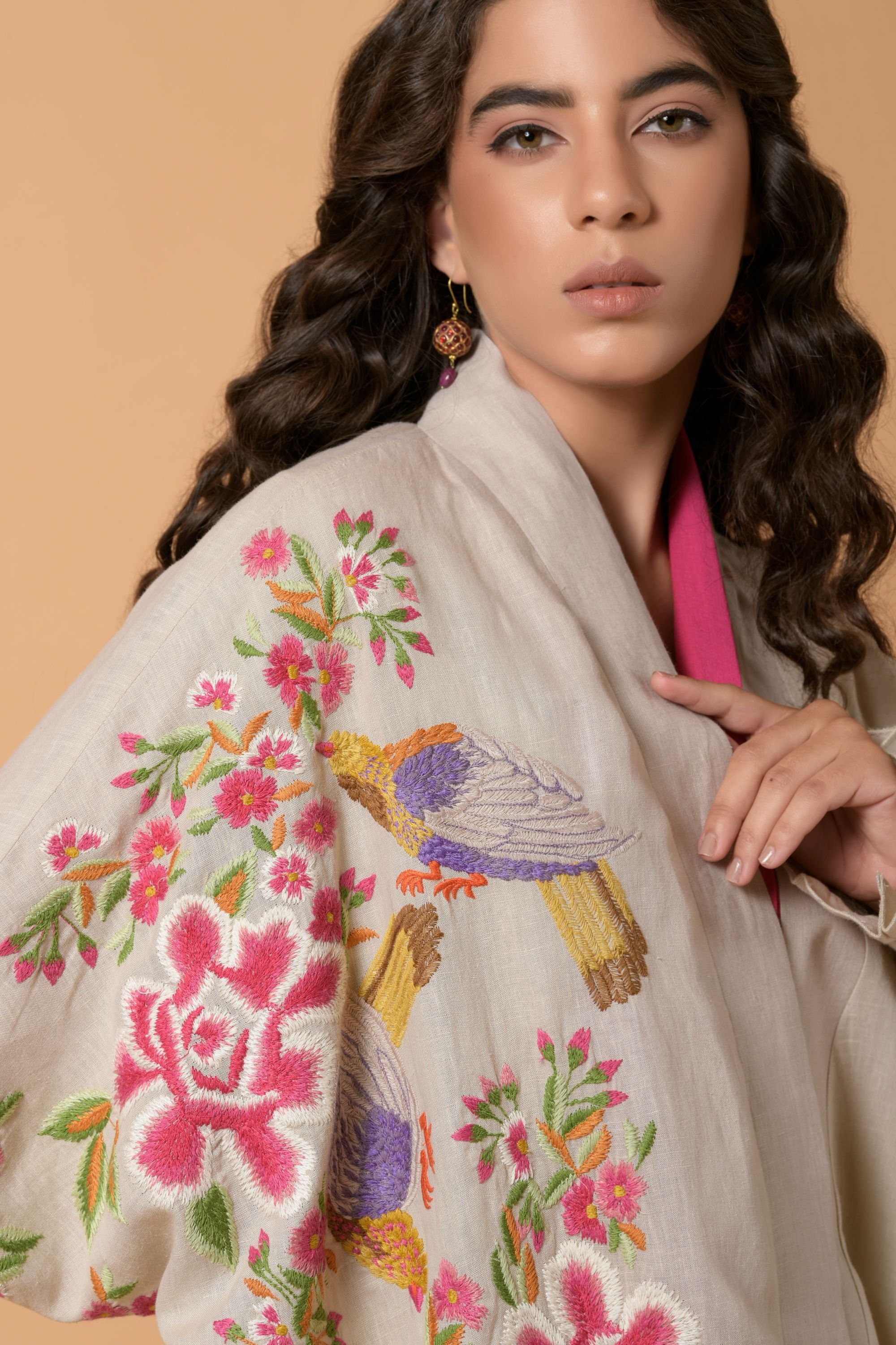 Kiran Desert Rose Abaya