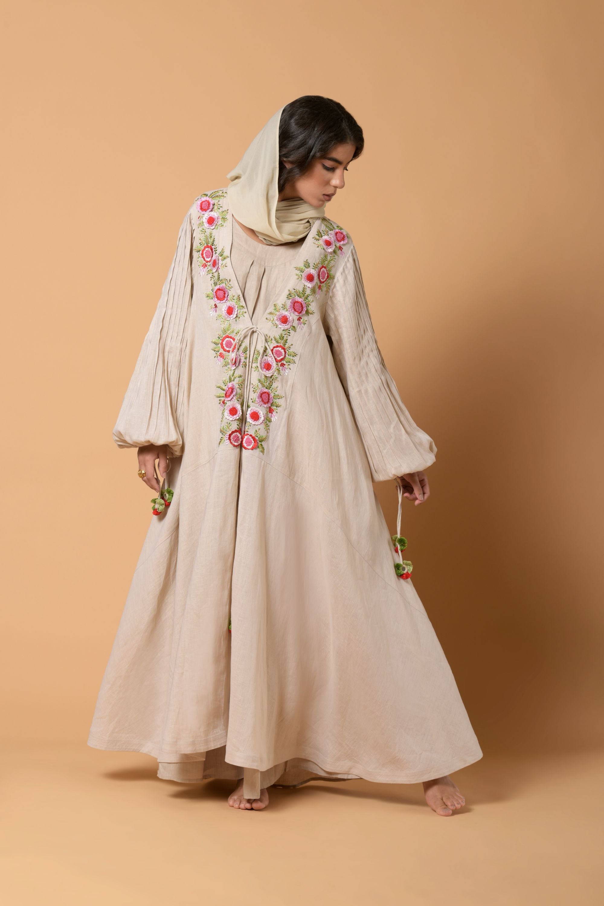 Hareem Blossoms Abaya