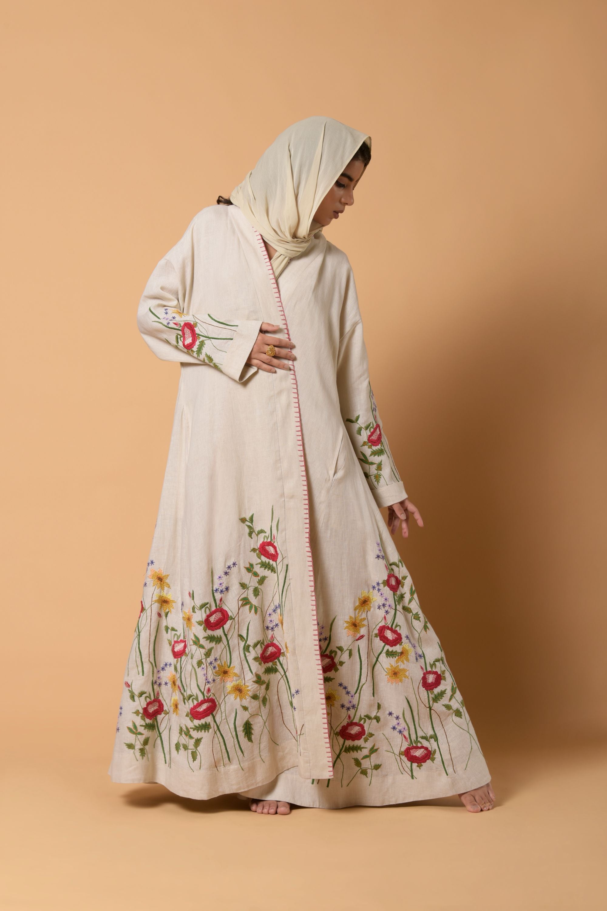 Sadaf Desert Garden Abaya