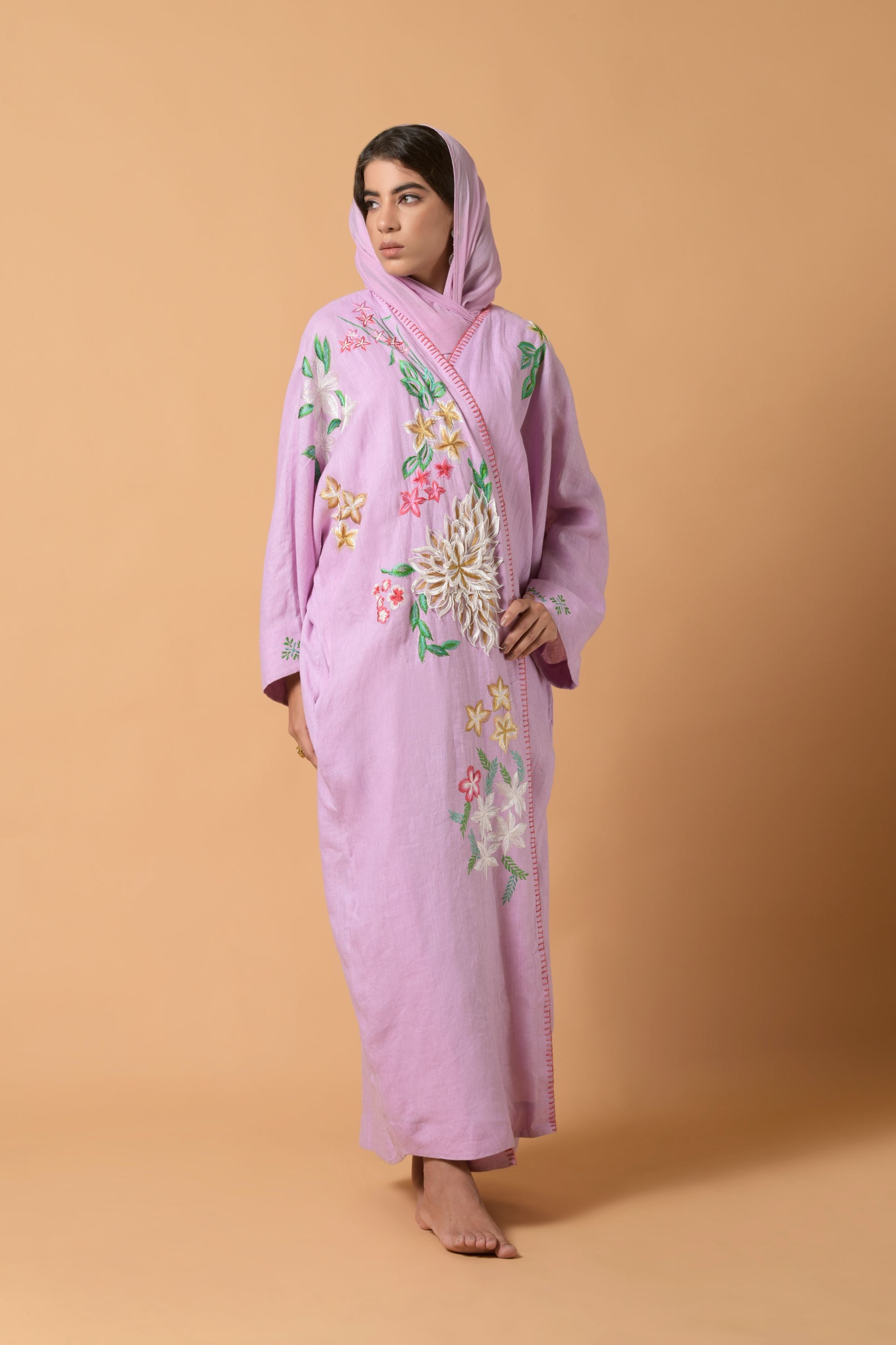 Basma Blooms Abaya