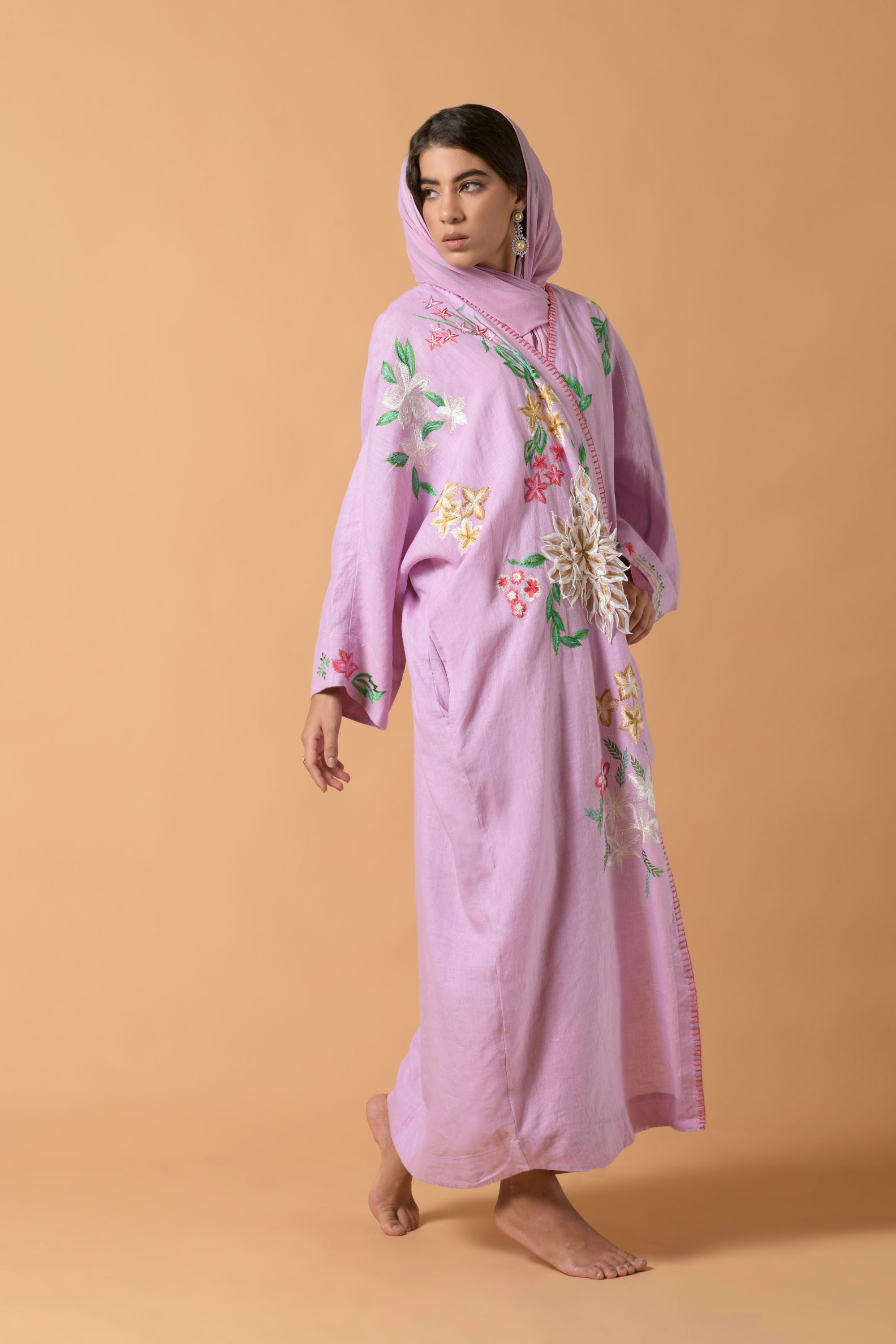 Basma Blooms Abaya