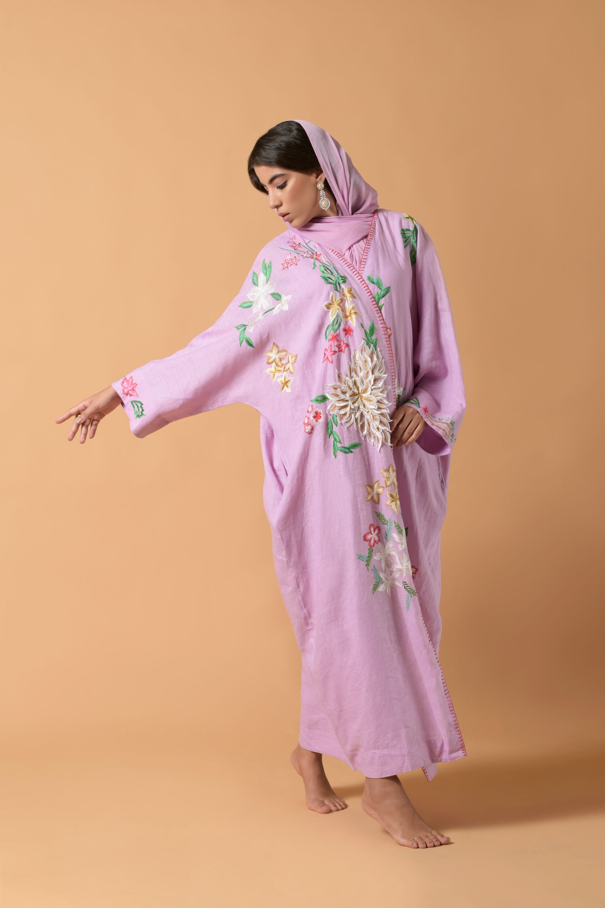 Basma Blooms Abaya